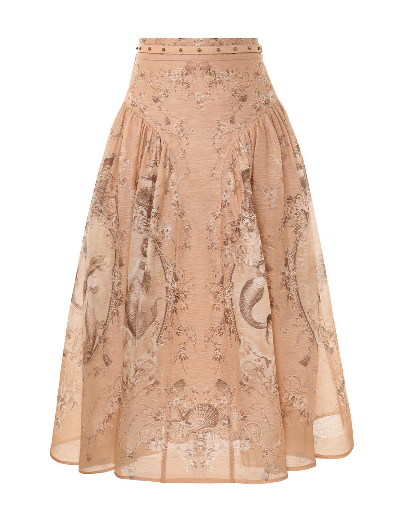 REBELLION BEADED MIDI SKIRT 1