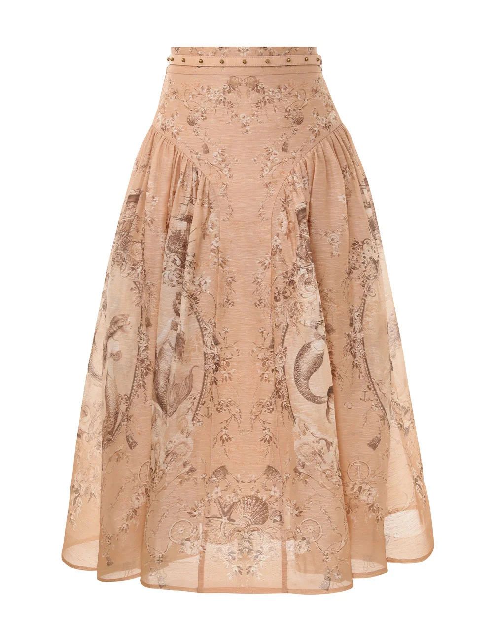 REBELLION BEADED MIDI SKIRT - 1