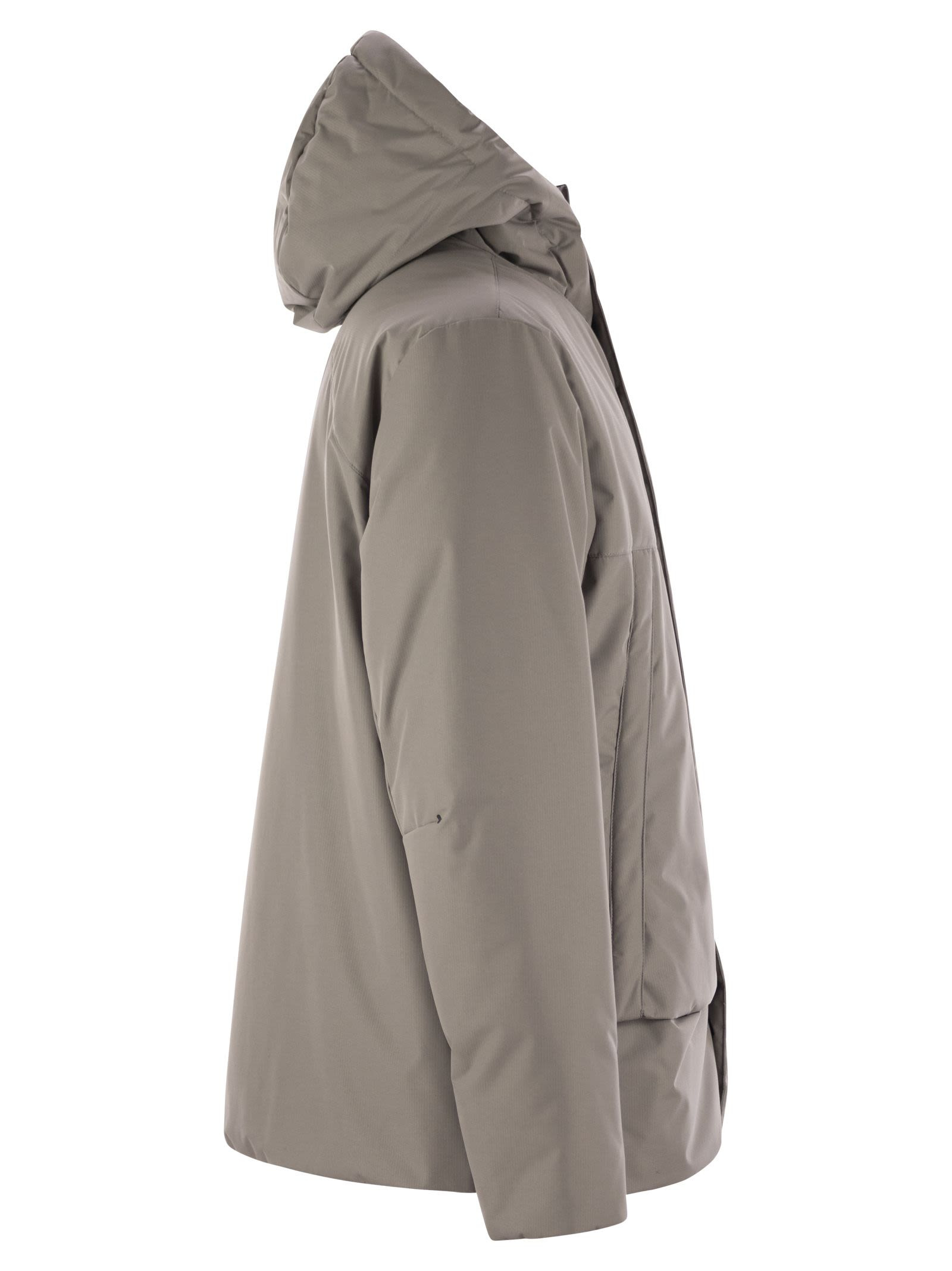 Herno Men Laminar 2 Layers Down Jacket With Hood - 3