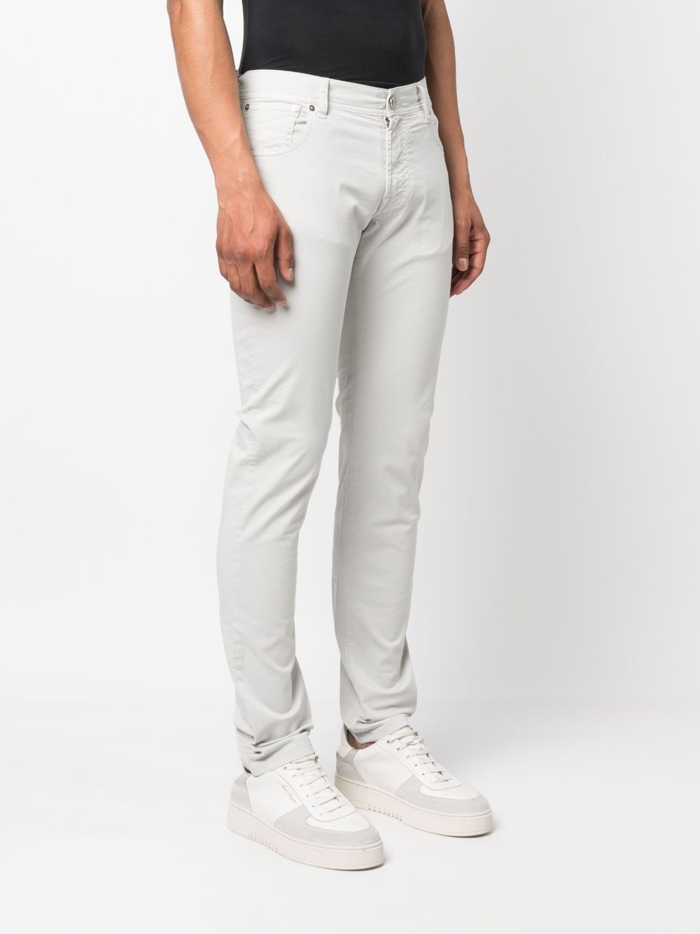 low-rise skinny trousers - 3