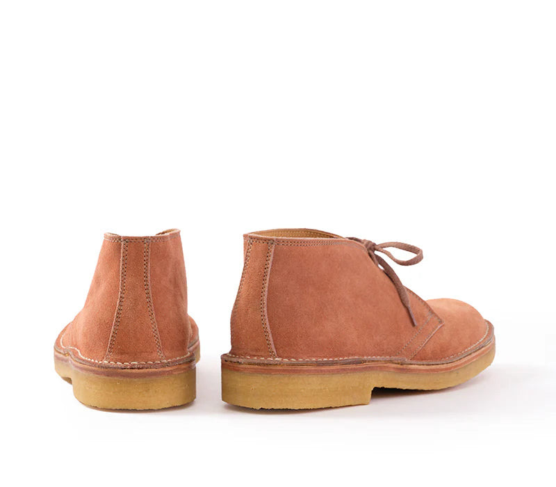 LK-019 Military Desert Boot Japanese Suede Tobacco - 5