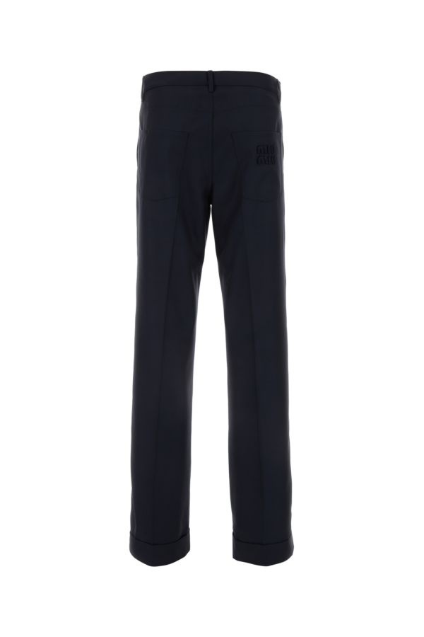 パンツ MiuMiu Midnight blue batavia pant (MP1804SOOO11AD F0008) Midnight blue batavia pant – G&B