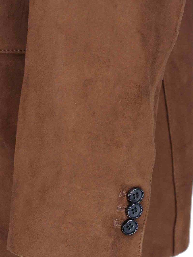 Tonywack SINGLE-BREASTED SUEDE BLAZER outlook