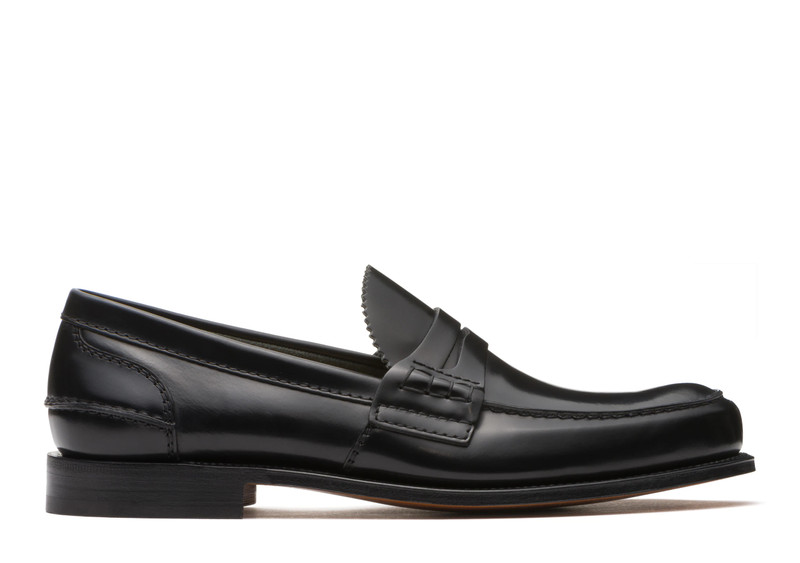 Pembrey Bookbinder Fumè Penny Loafer Black - 1