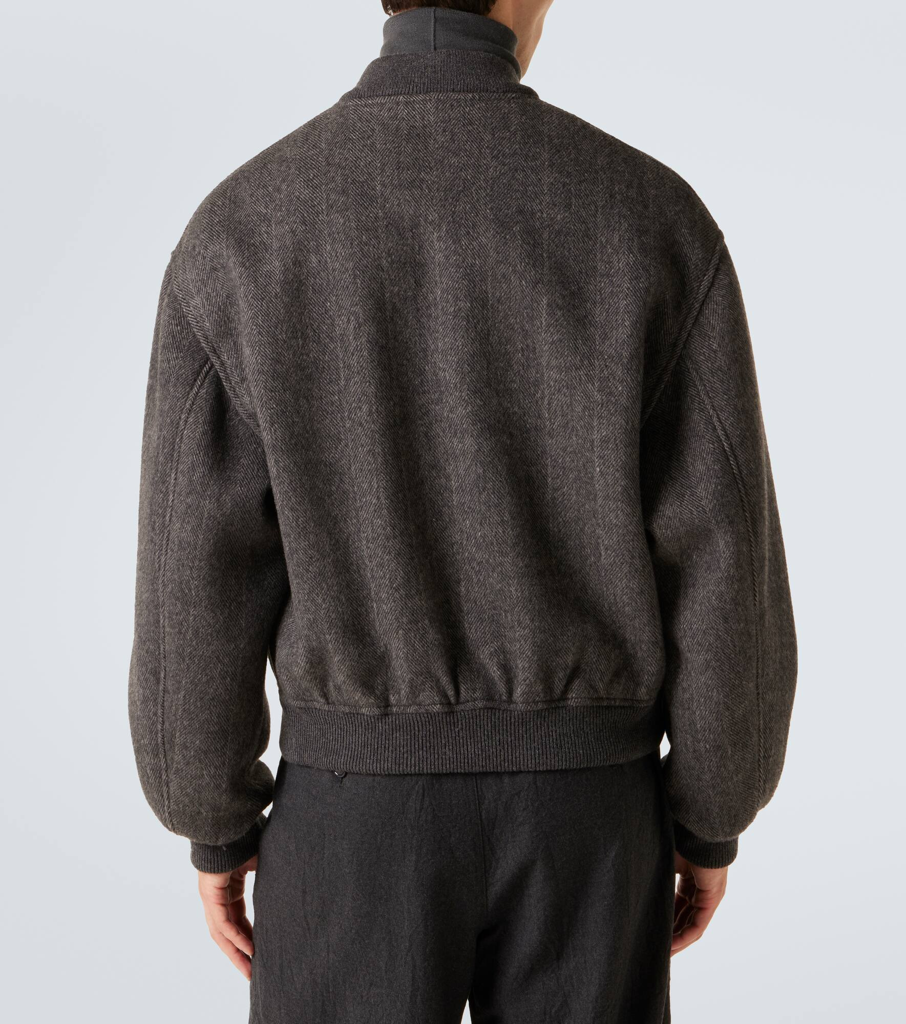 Cashmere bomber jacket - 4