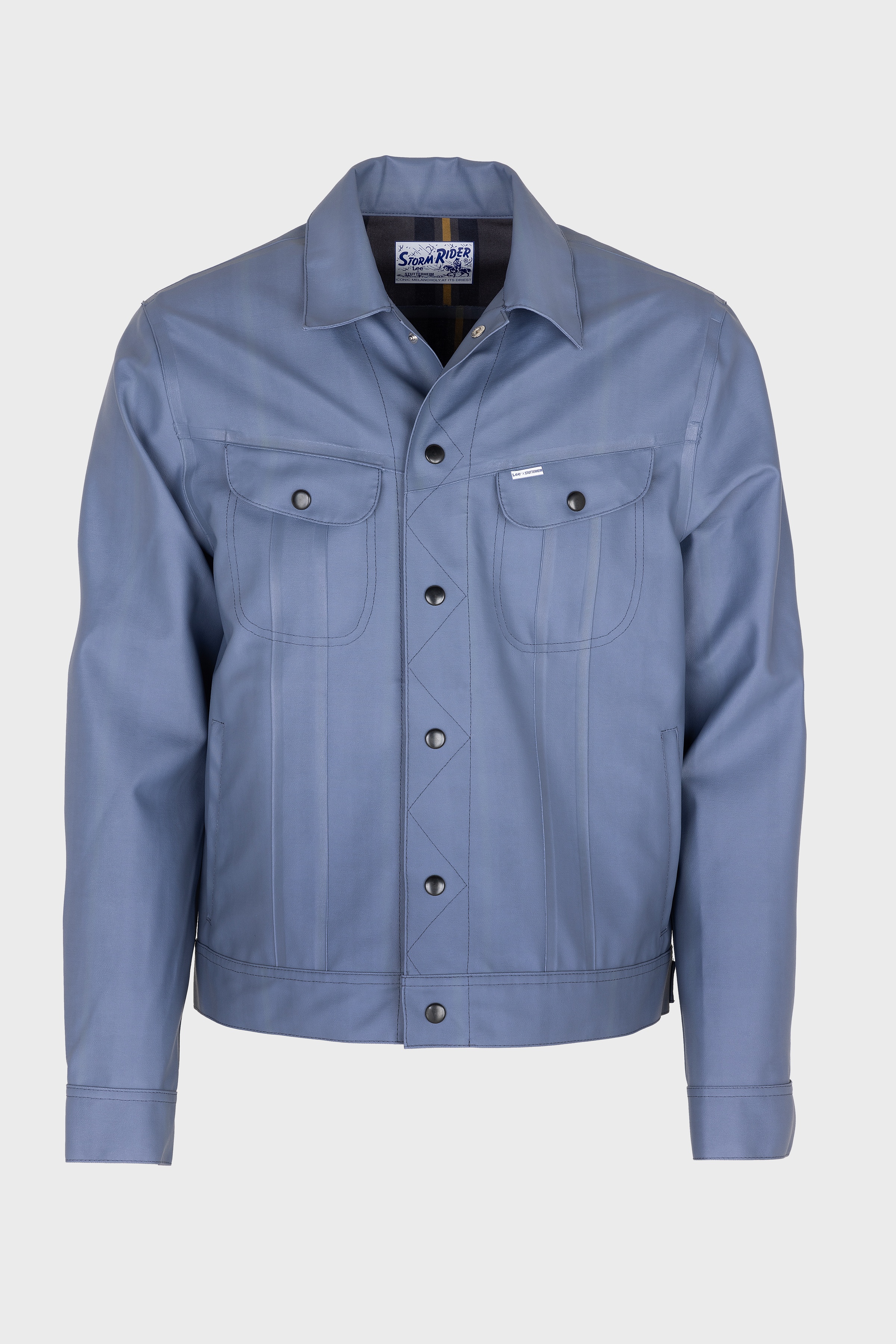 Men's Lee® x STUTTERHEIM Storm Rider™ Jacket Ash Blue - 7