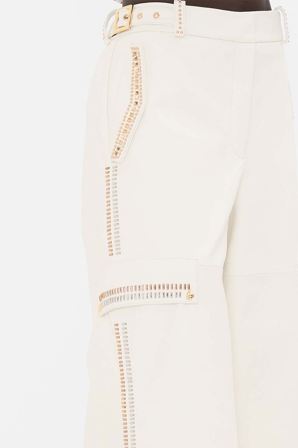 LEATHER UTILITY PANT - 6