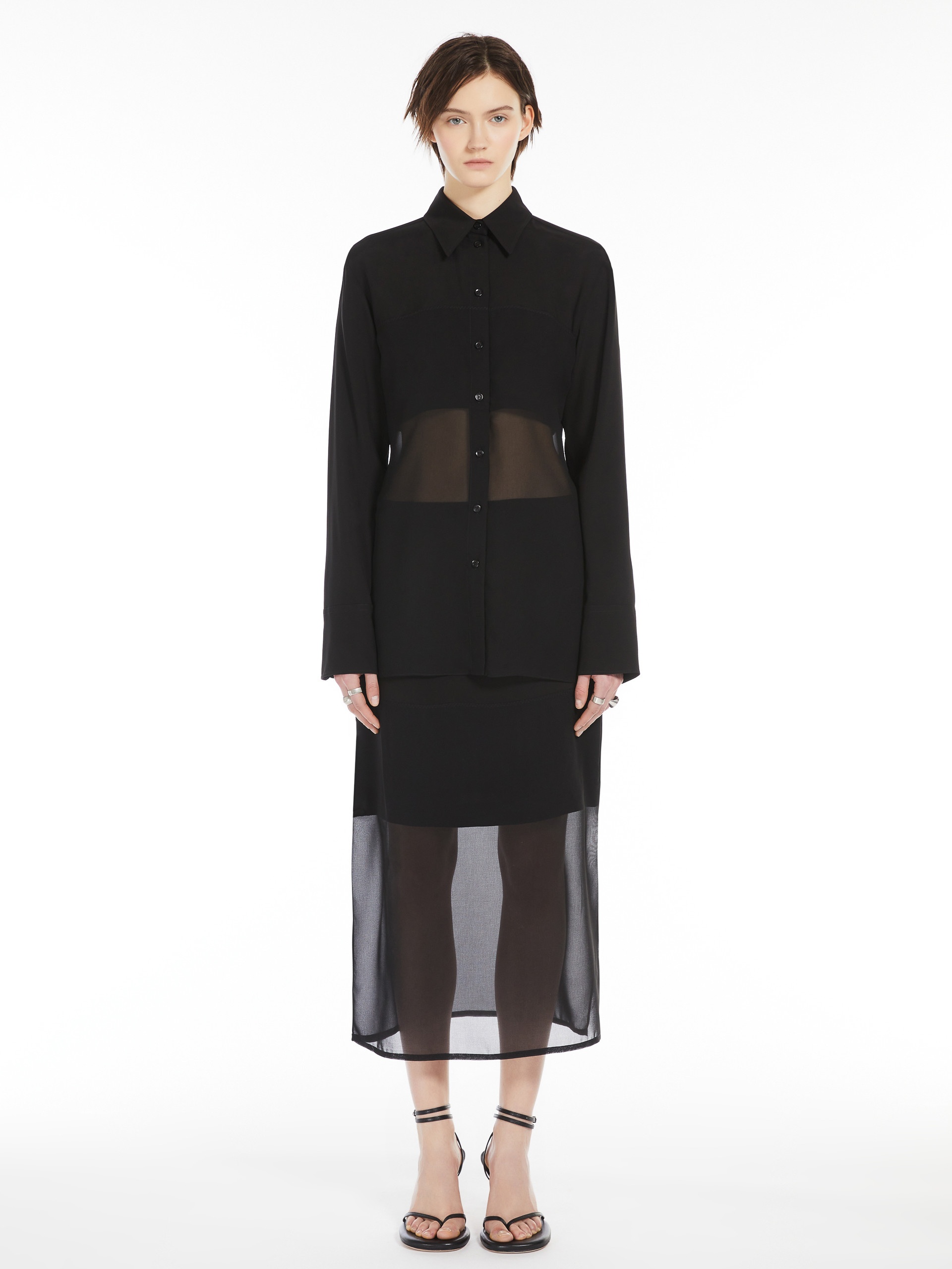 AMICO Straight-fit flounced skirt - 2