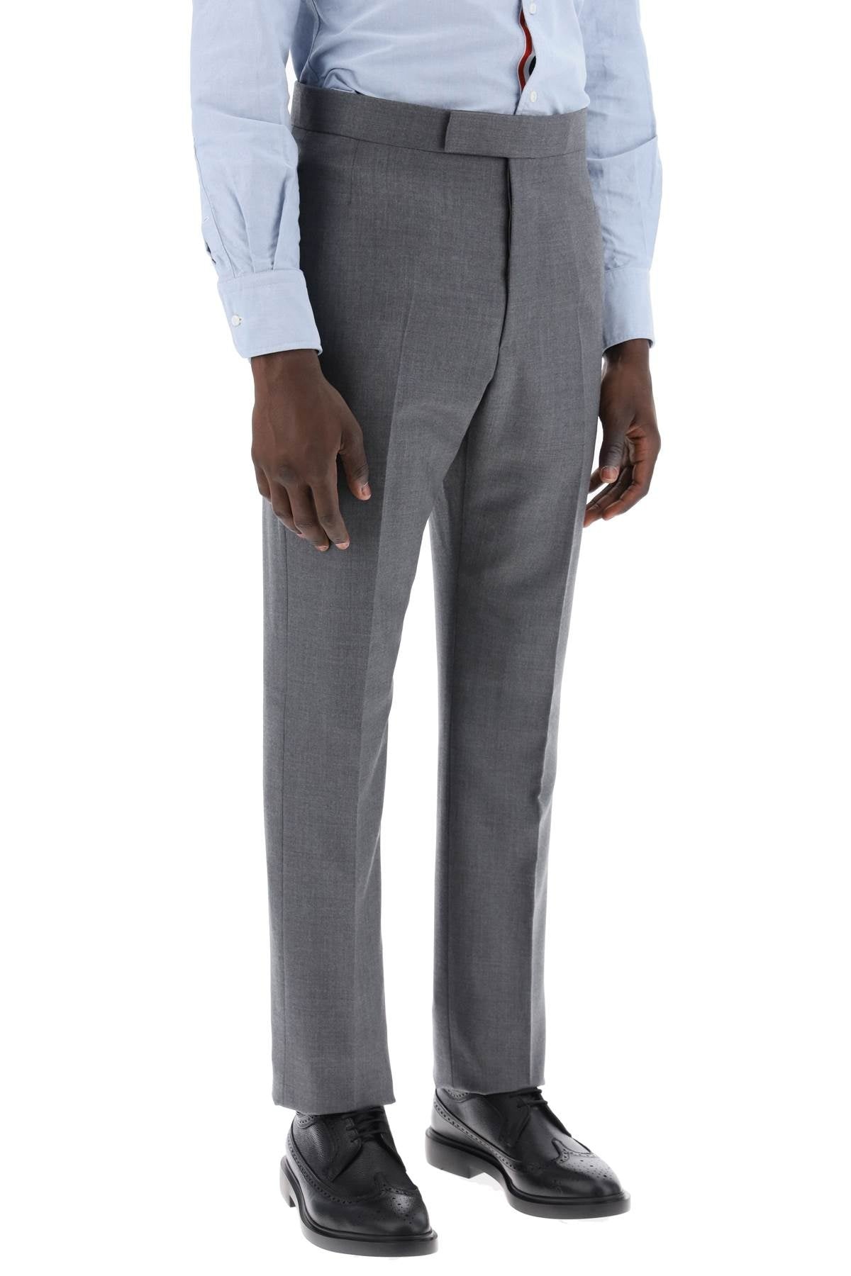 Thom Browne Classic Twill Trousers For Men Men - 2