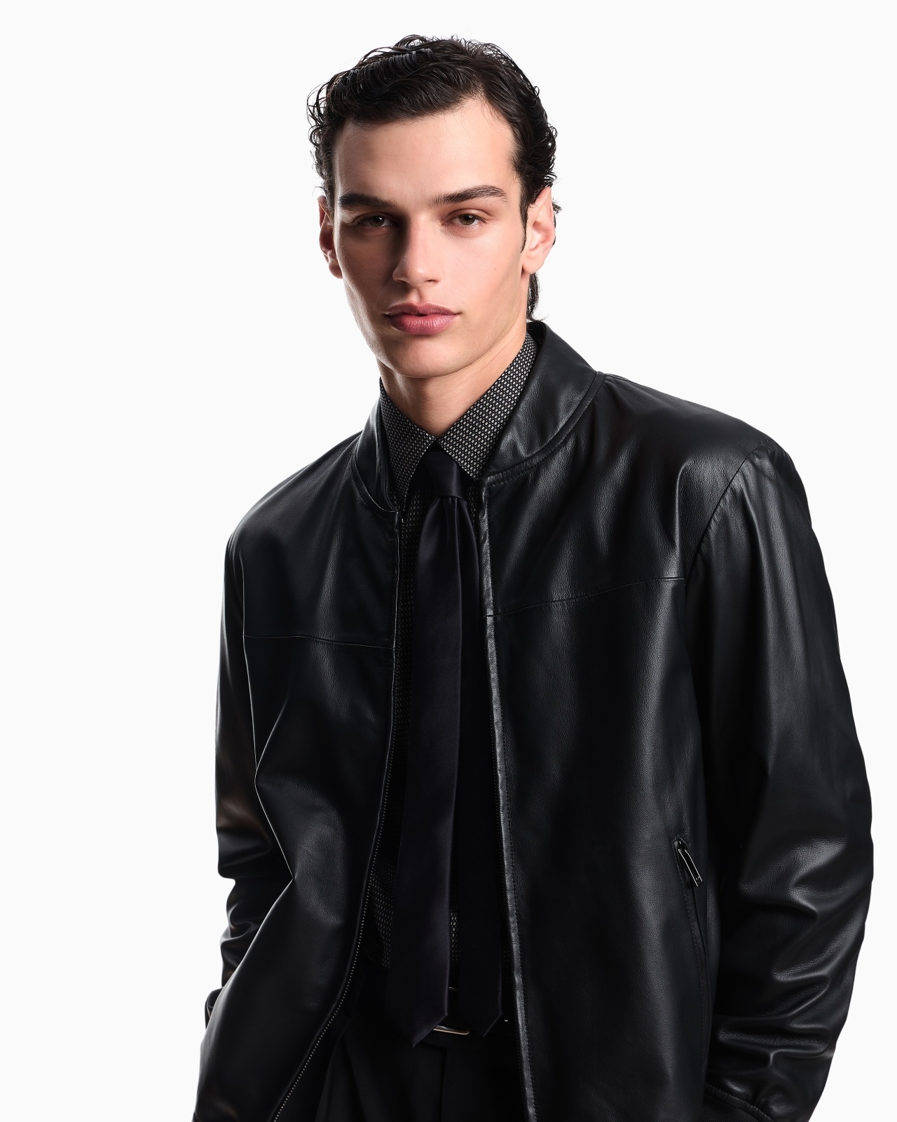 GLOVE-LIKE NAPPA LAMBSKIN BLOUSON - 5