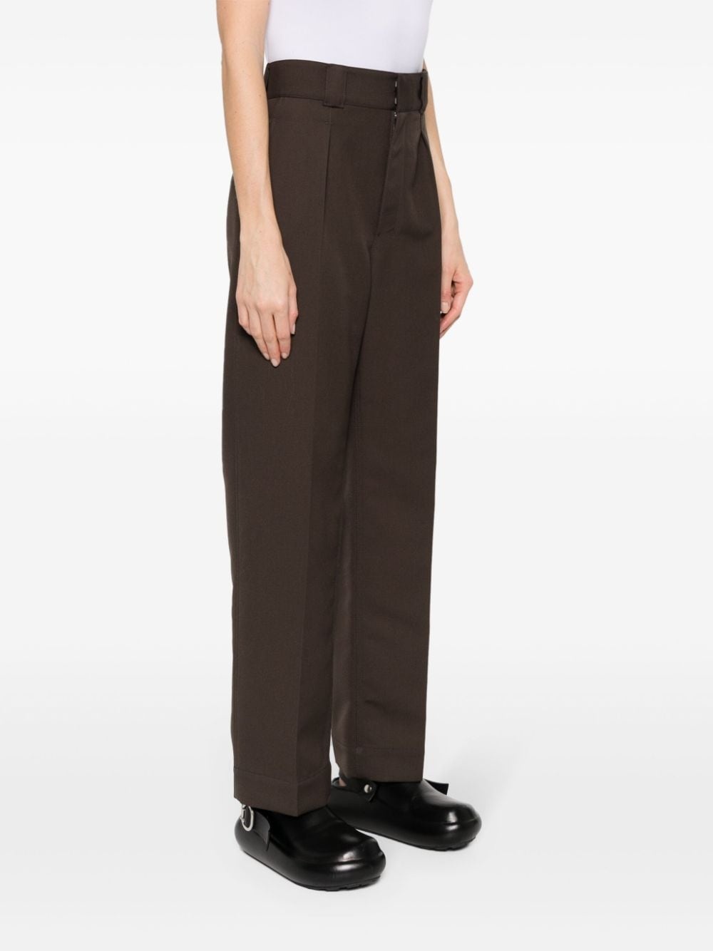 straight-leg tailored trousers - 3