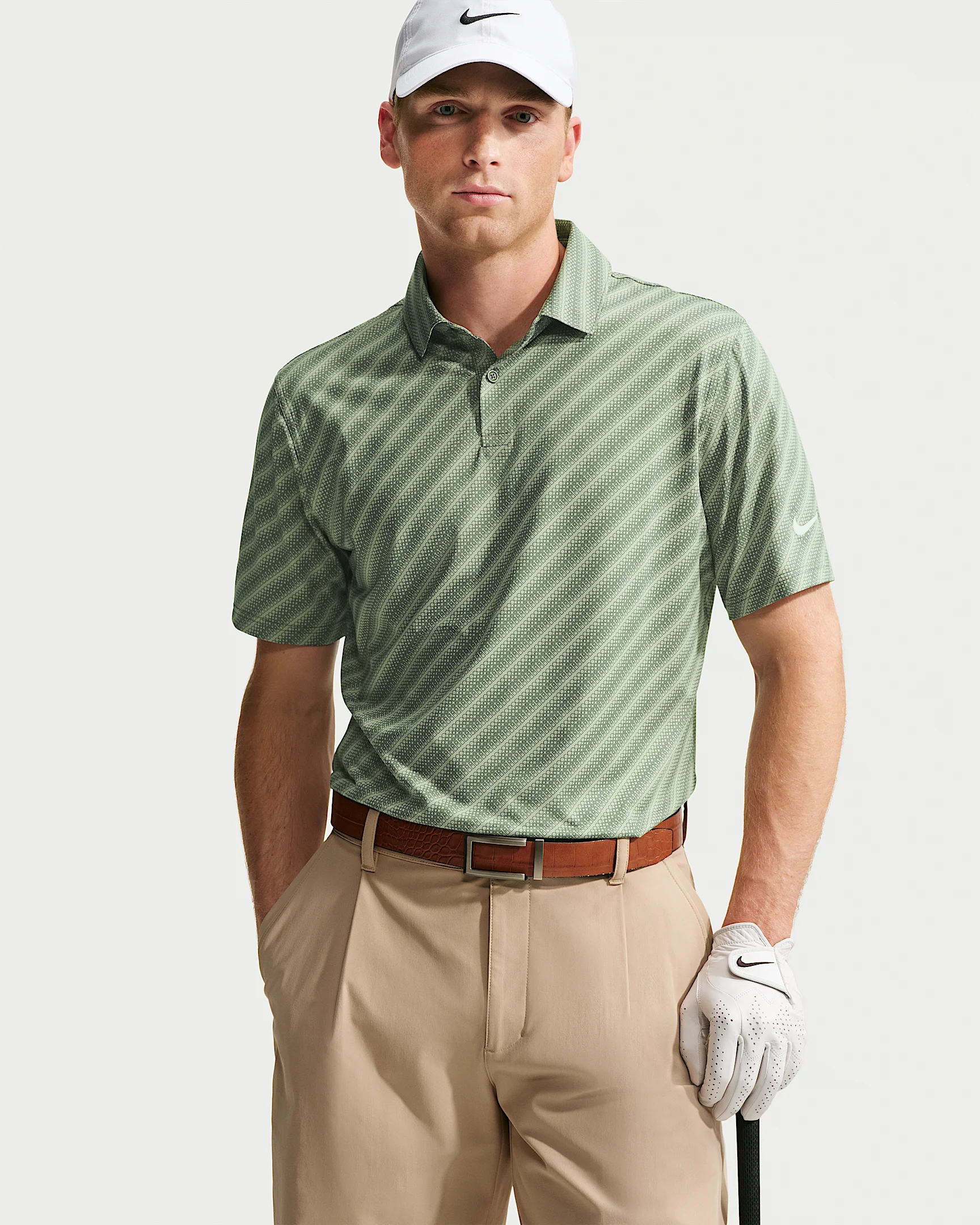 Nike Velocity Men's Dri-FIT Striped Golf Polo - 1