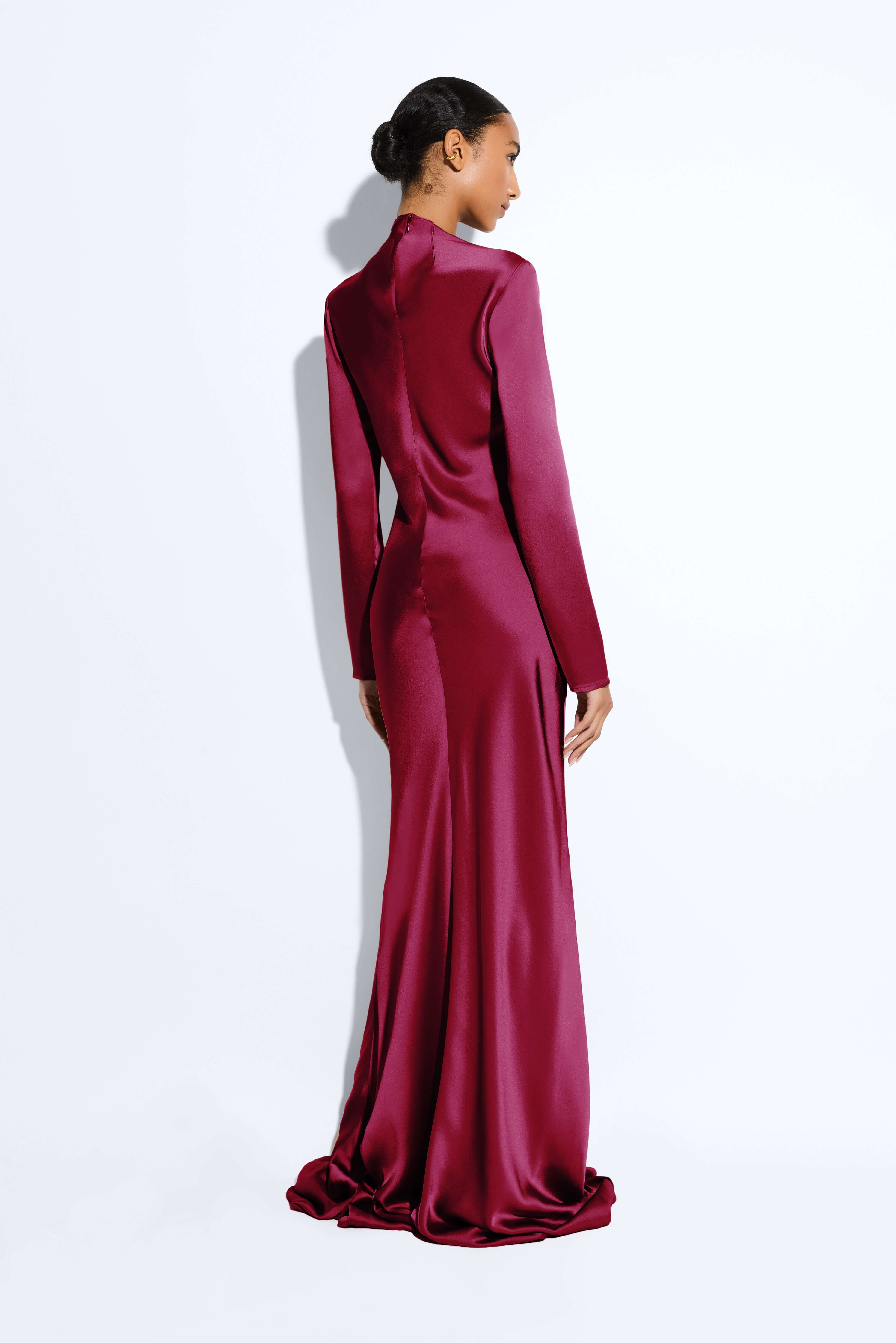Satin Tab Gown - 3