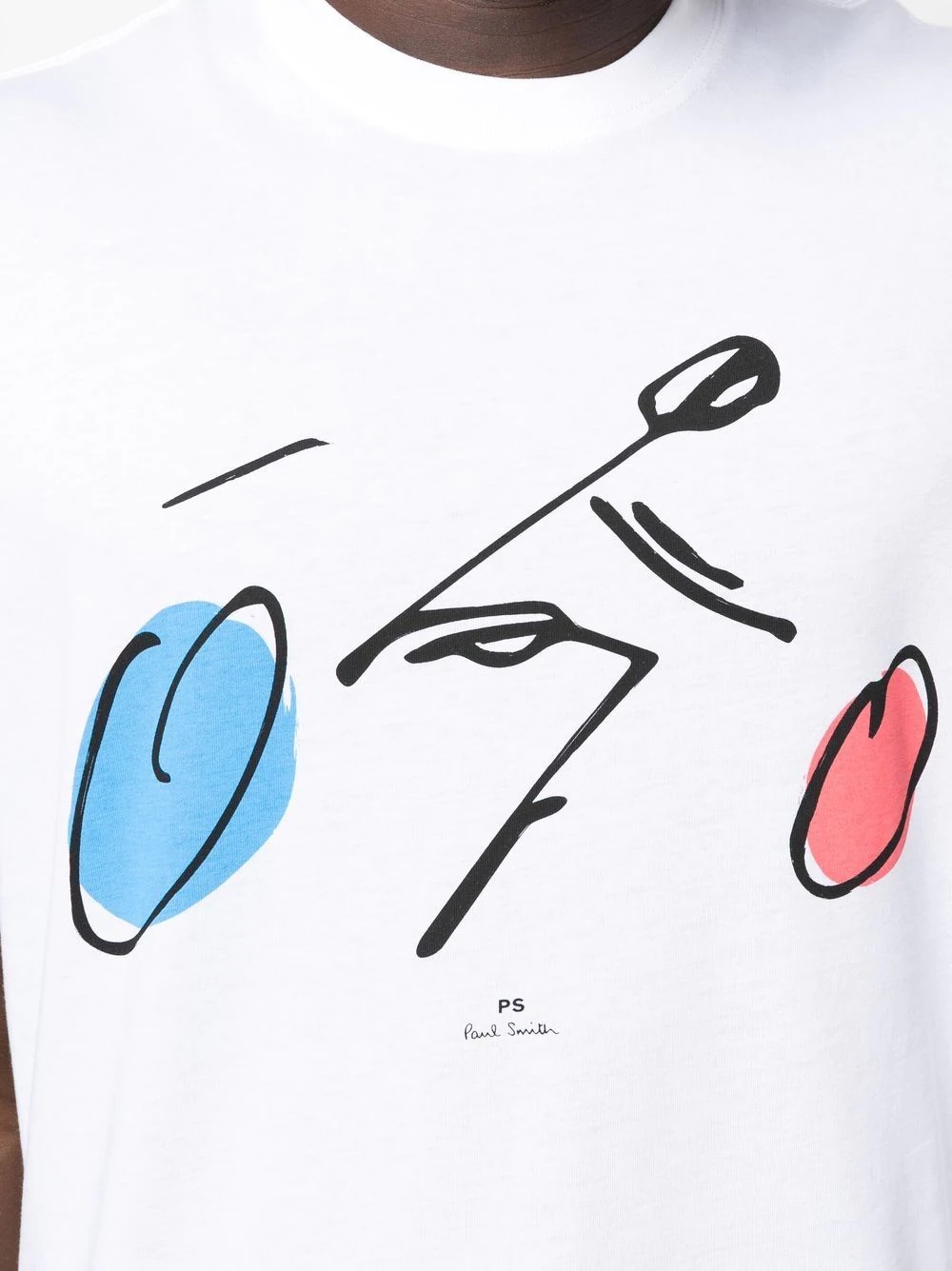 abstract-print organic-cotton T-shirt - 5