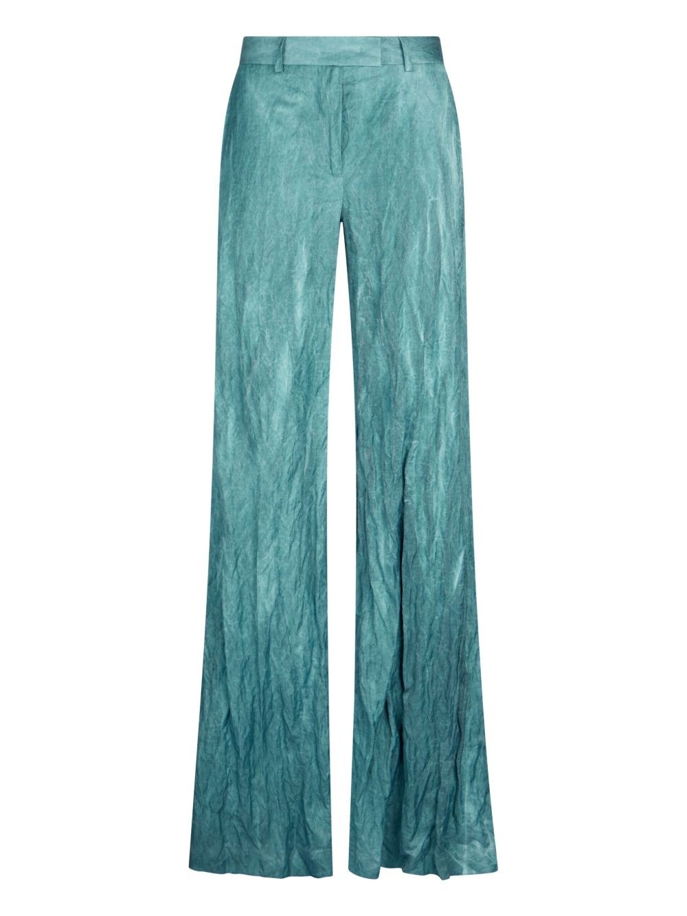 crease-effect trousers - 1