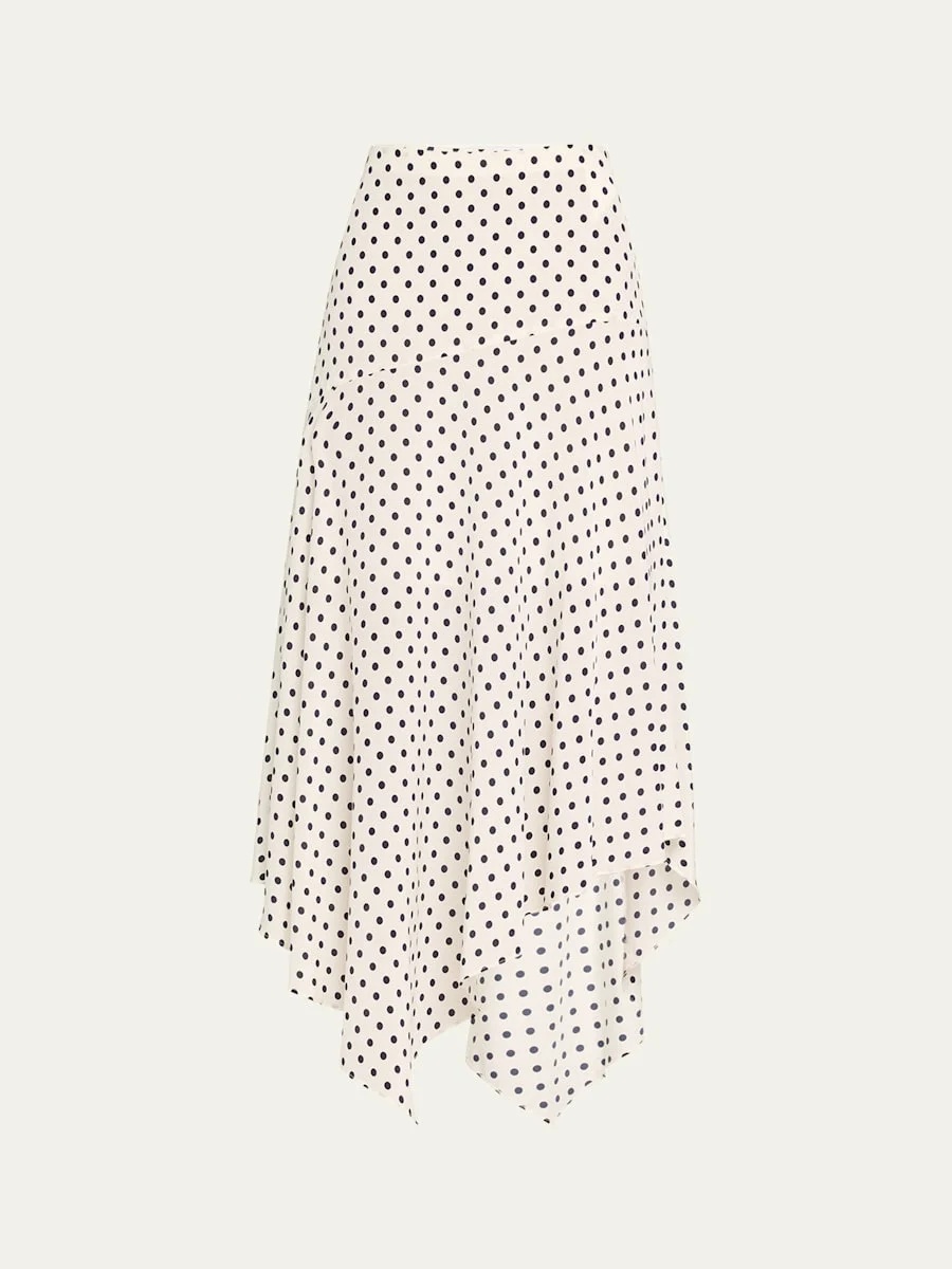 Rosemary Polka Dot Midi Skirt - 1