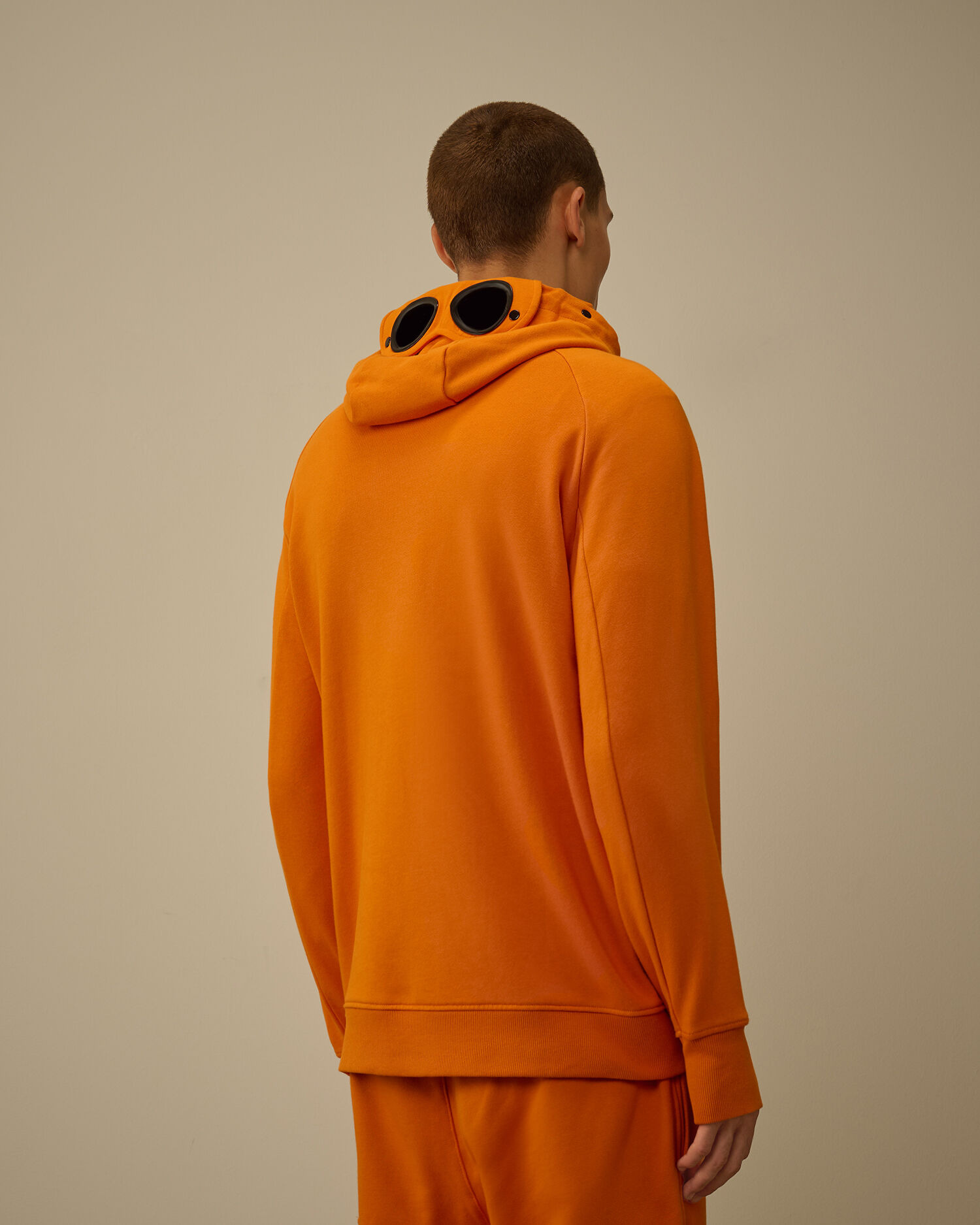 Diagonal Raised Fleece Goggle Sweatshirt - 4