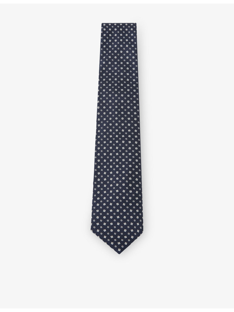 REISS Dario Micro-Square Silk-Blend Tie outlook