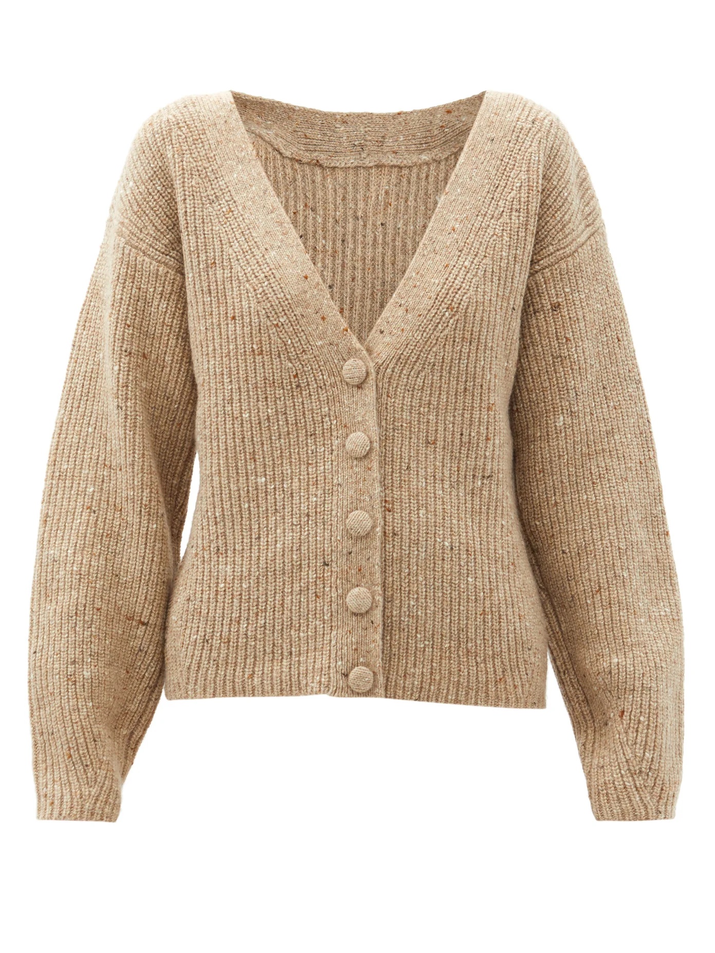 Beverly lambswool-blend cardigan - 1