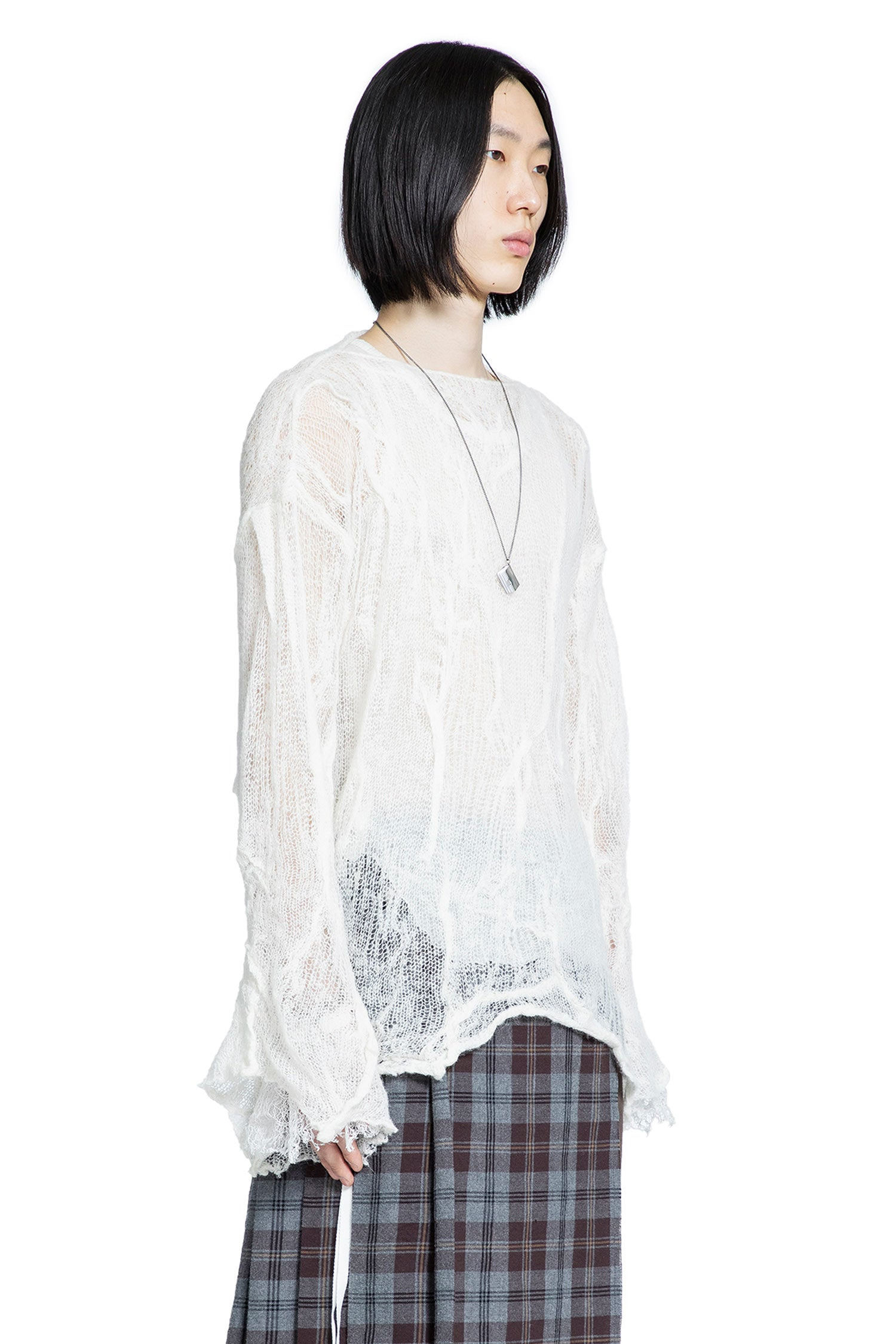 Ann Demeulemeester Man Off-white Knitwear - 2