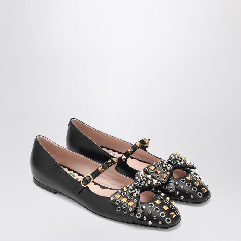 Valentino Garavani Ballerina Mary-Jane Bowow With Studs Women - 1