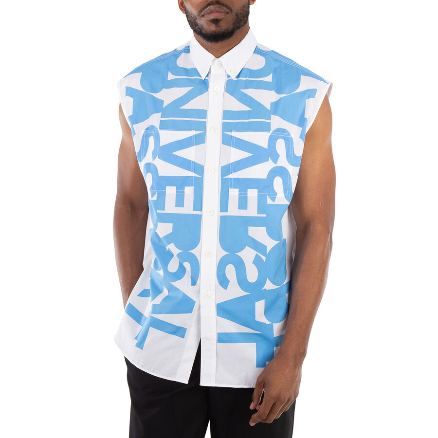 Burberry Blue Topaz Universal Passport Sleeveless Shirt - 3
