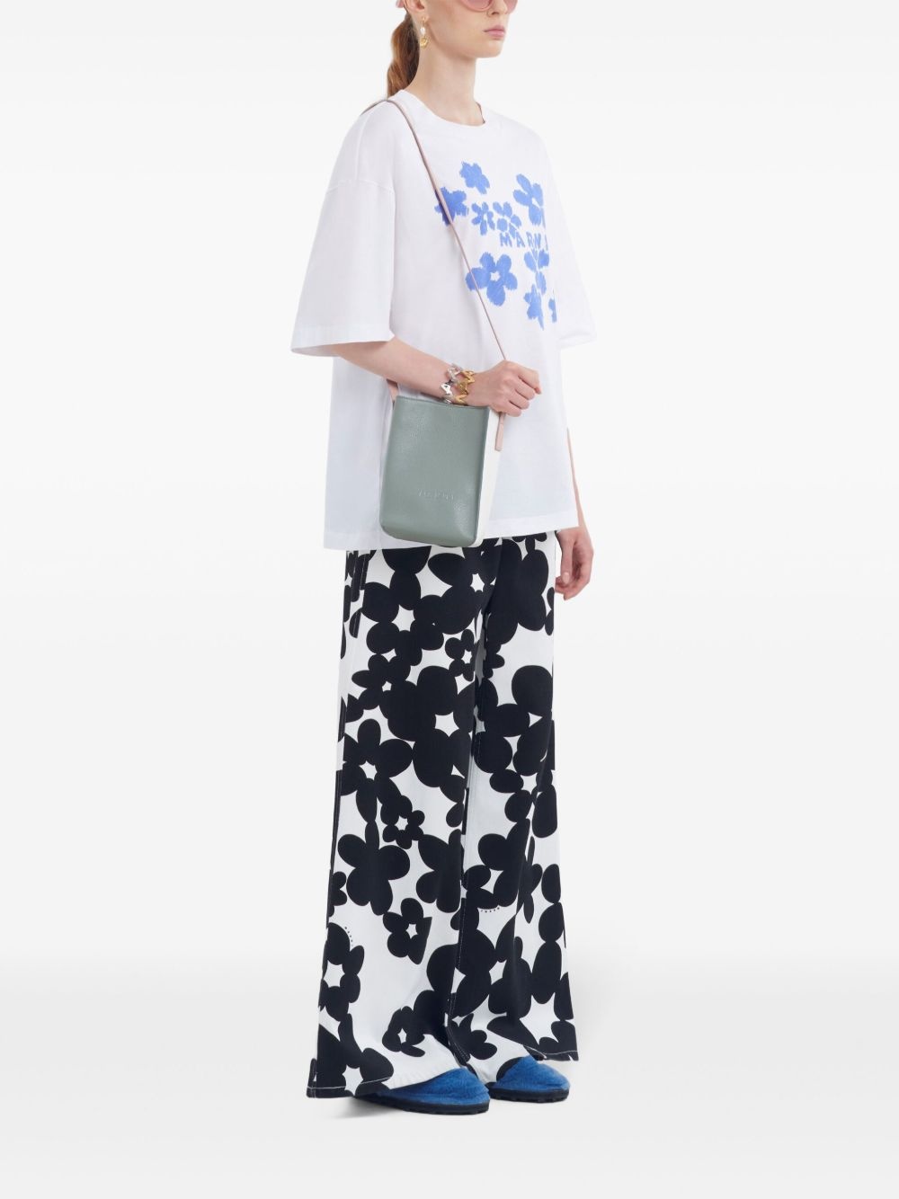 floral-print T-shirt - 2