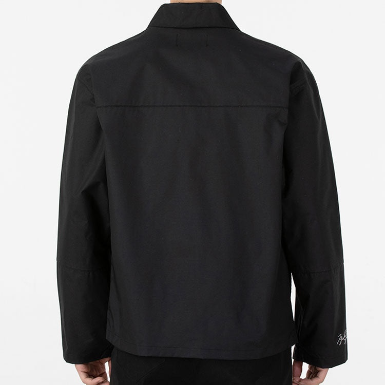 Air Jordan SS22 Cargo Sports lapel Jacket Black DJ0243-010 - 3