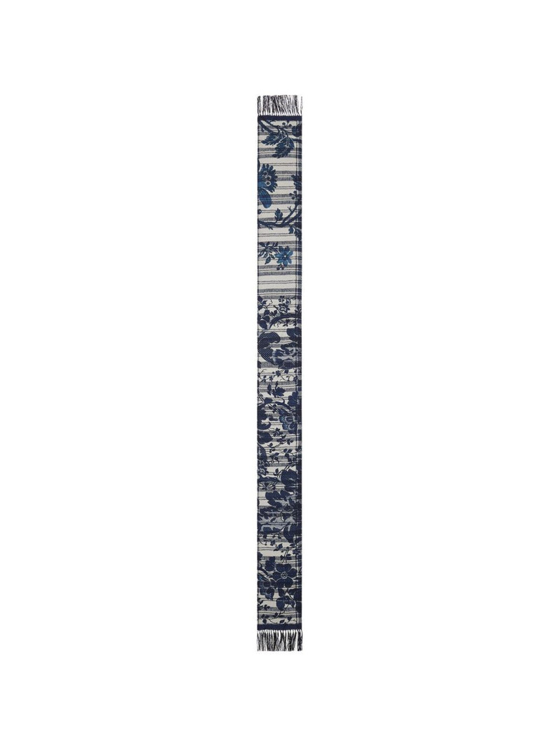 Aloeuw floral-print silk scarf 1