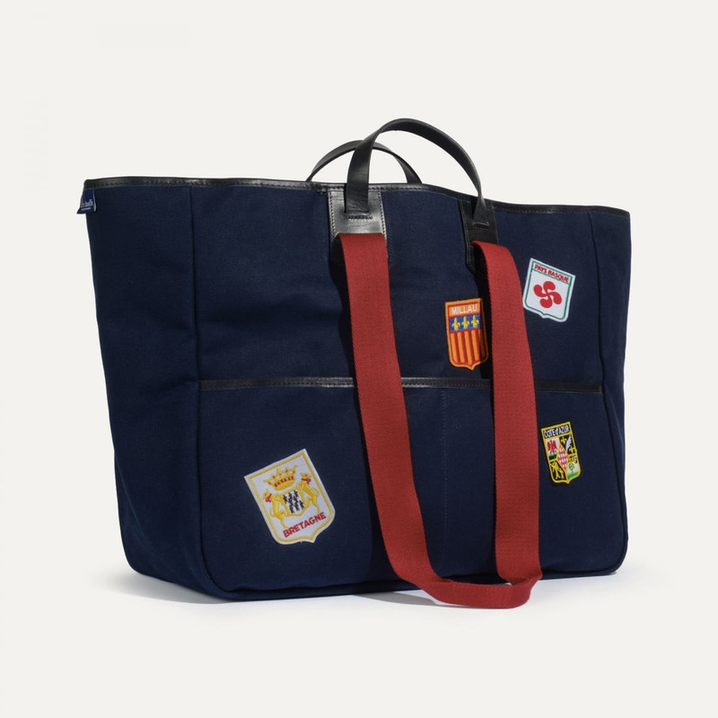 Bleu de Chauffe MÉLO 48H TOTE BAG  -  BLUE EMBLEMS outlook