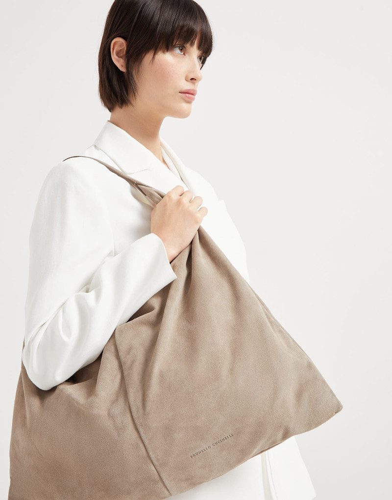 Swing hobo bag in suede 4