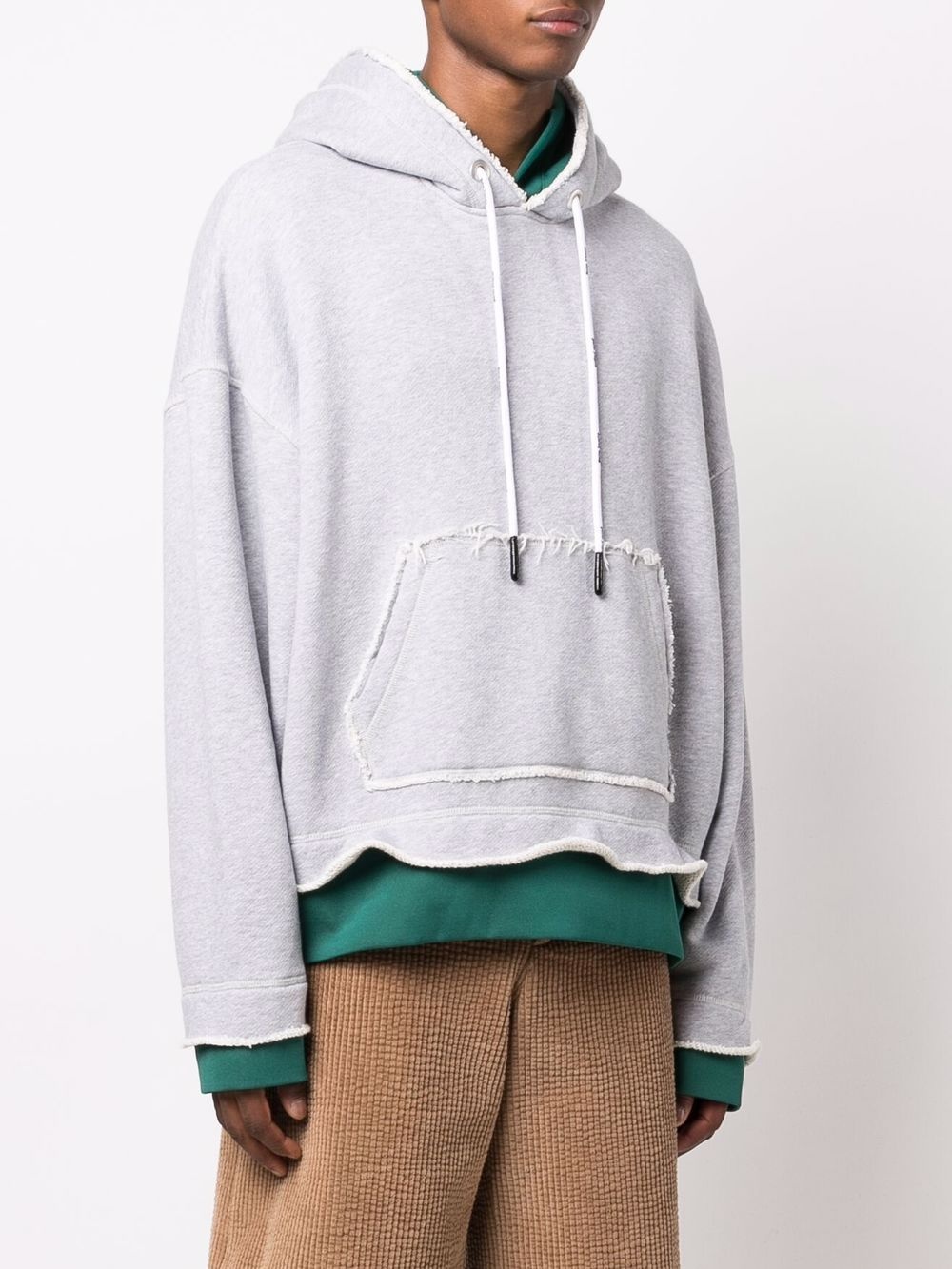 PXP patch layered hoodie - 3