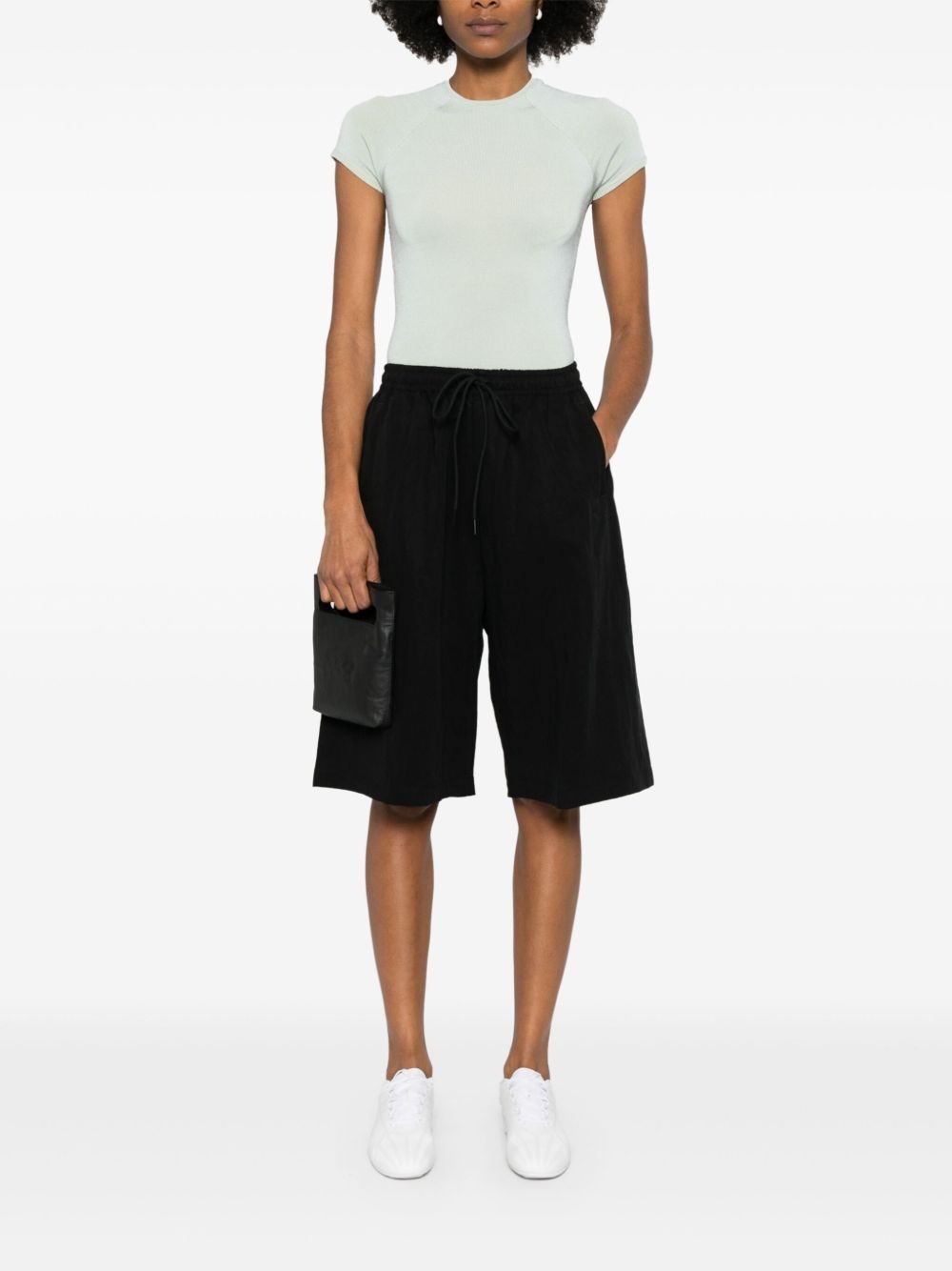 twill shorts - 2