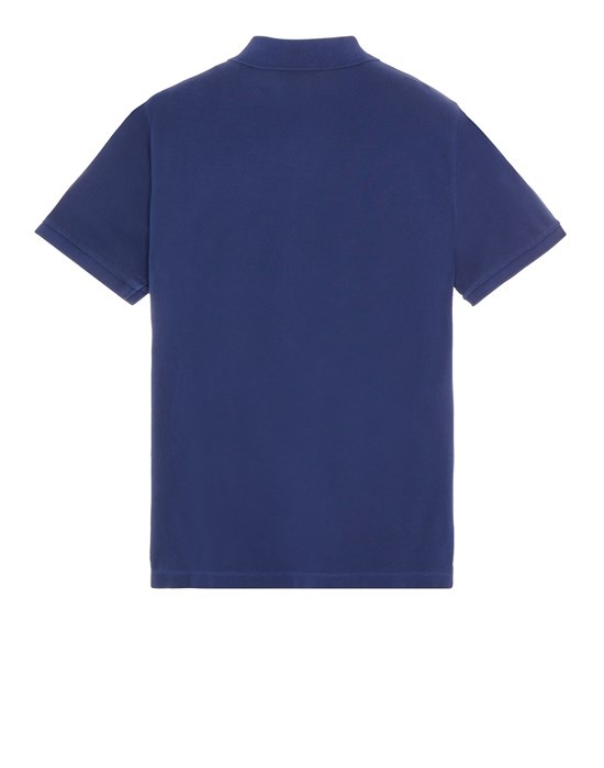 22S67 COTTON PIQUÉ_GARMENT DYED + PIGMENT DYE ROYAL BLUE - 2