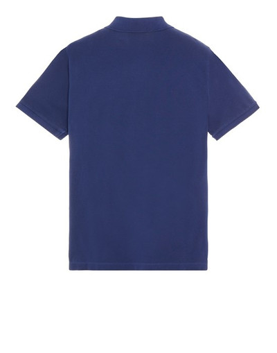 Stone Island 22S67 COTTON PIQUÉ_GARMENT DYED + PIGMENT DYE ROYAL BLUE outlook