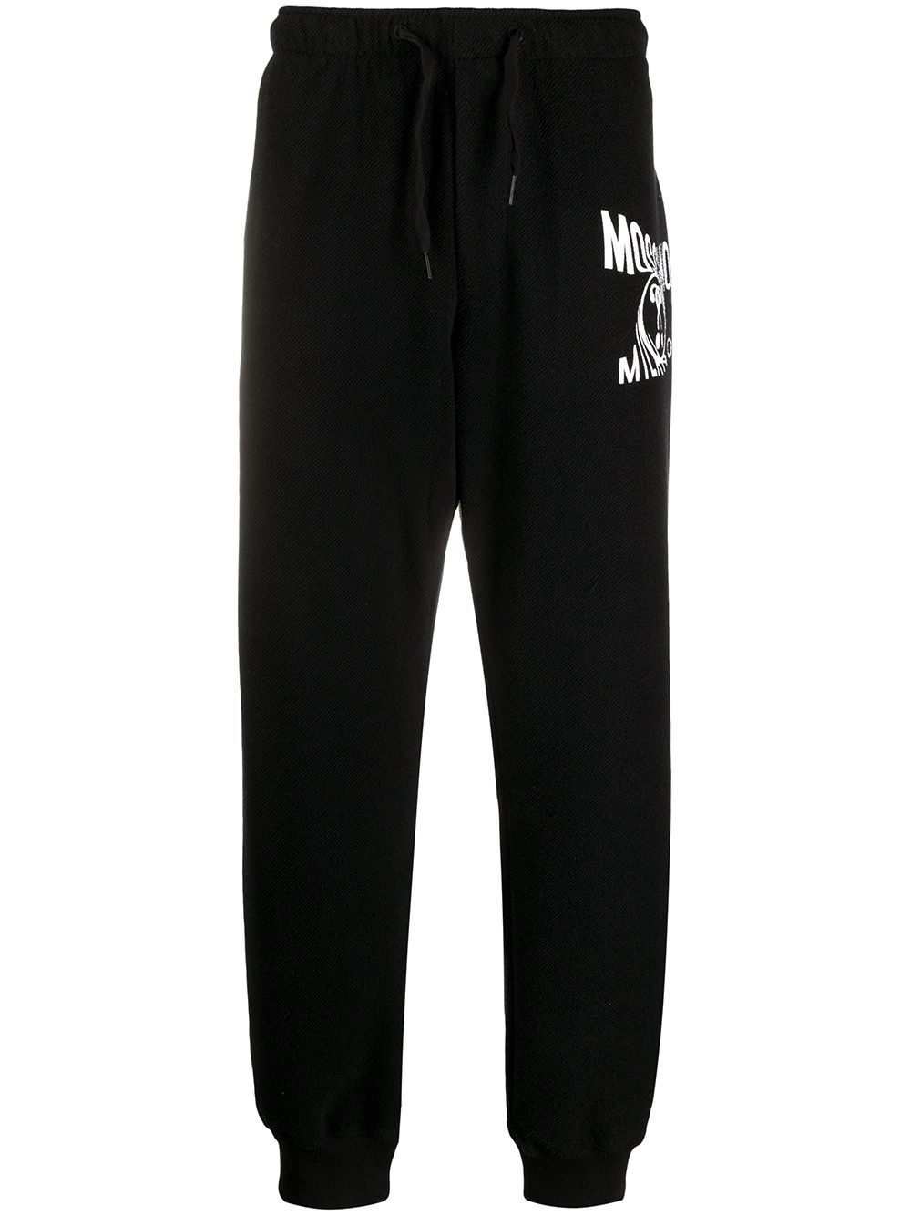 logo print track pants - 1