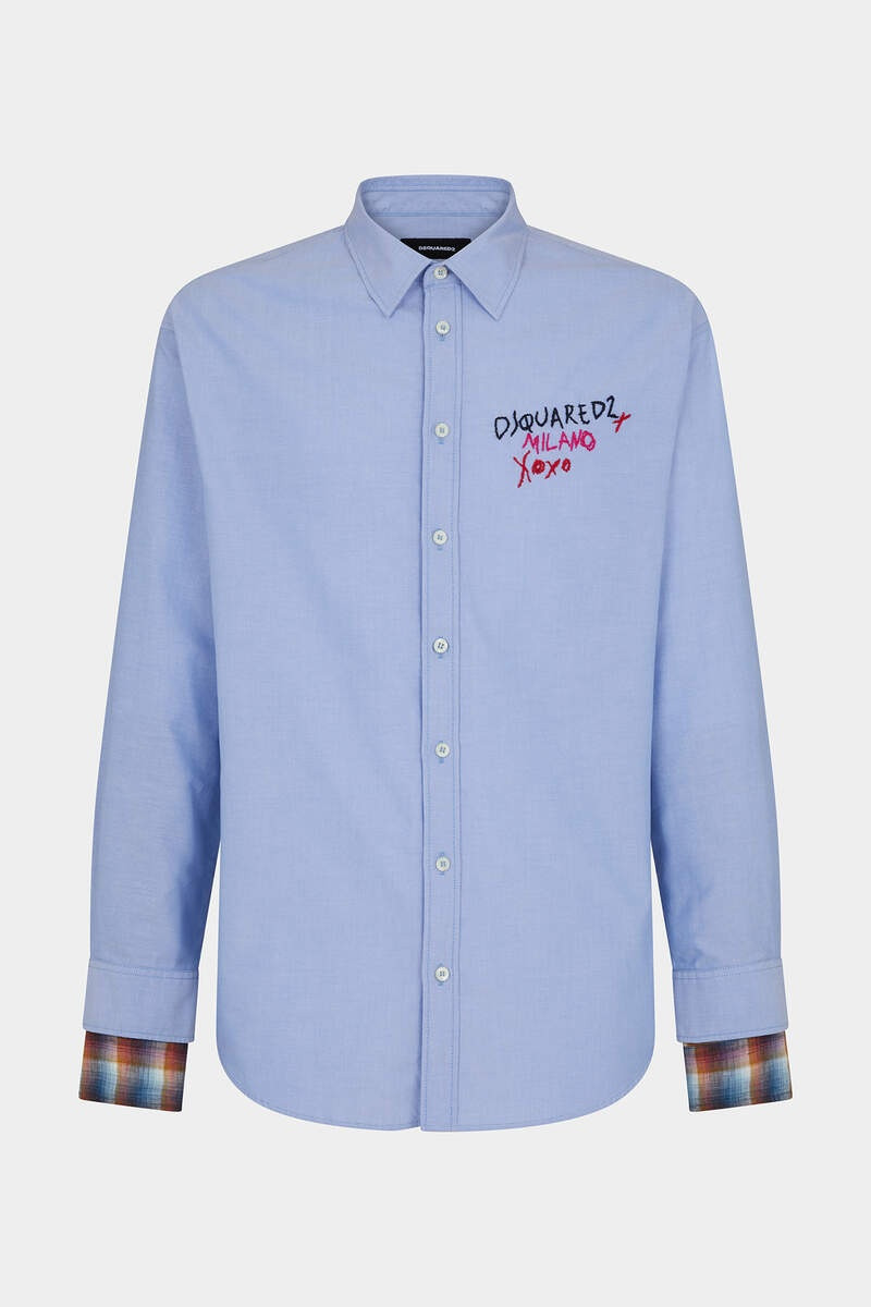 LAYERED SLEEVES OXFORD SHIRT 1