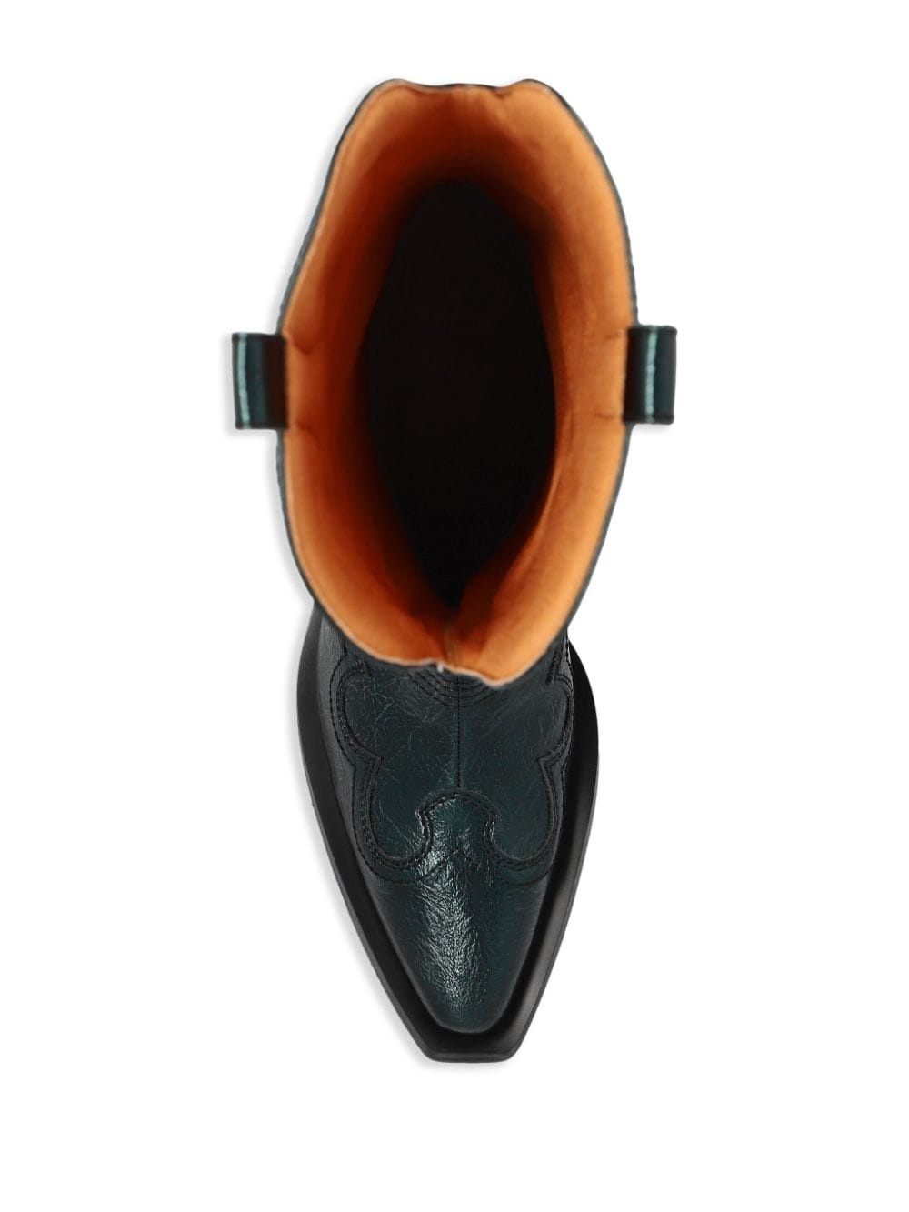 topstitch-detail cowboy boots - 4