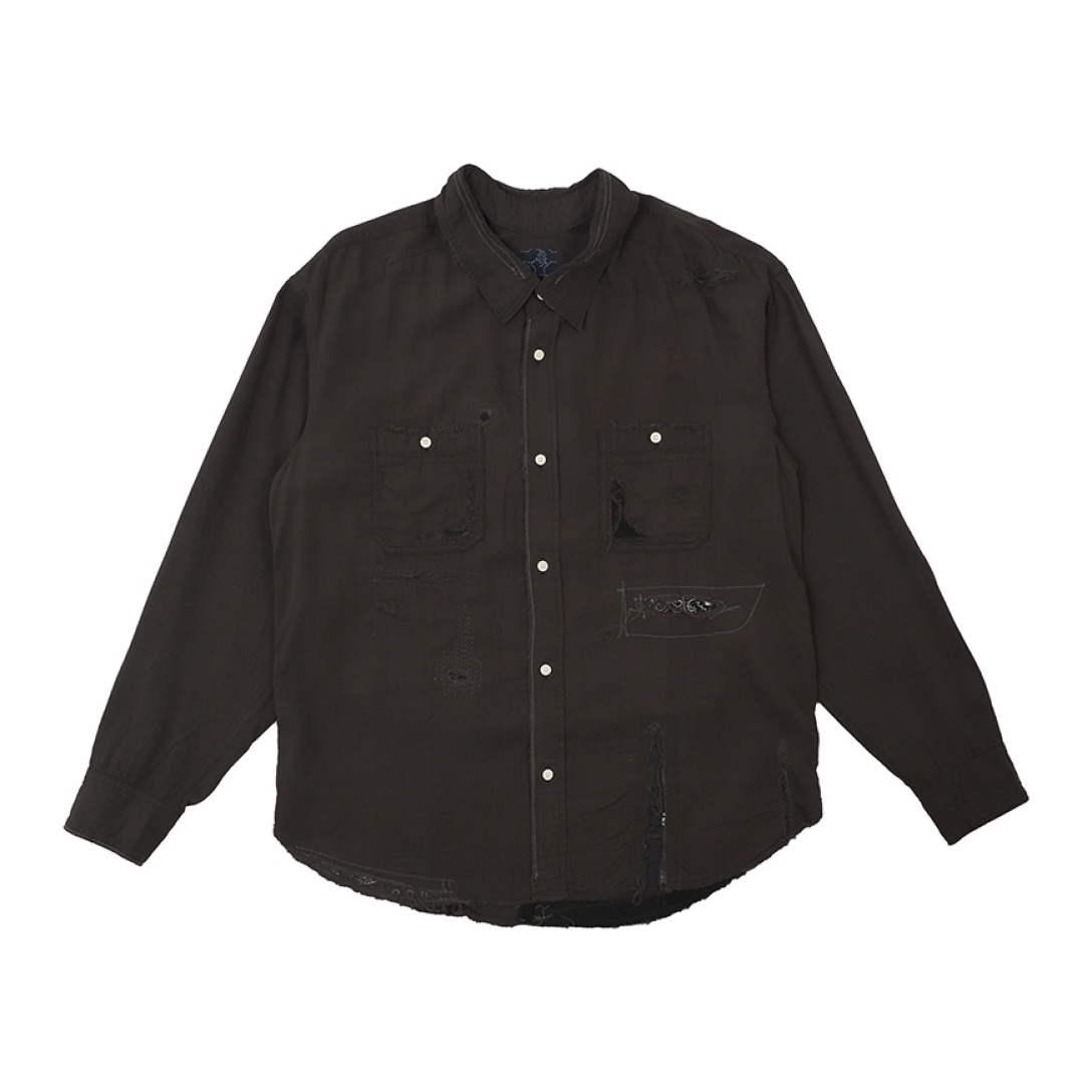 MAINSAIL SHIRT L/S CRASH BLACK - 1