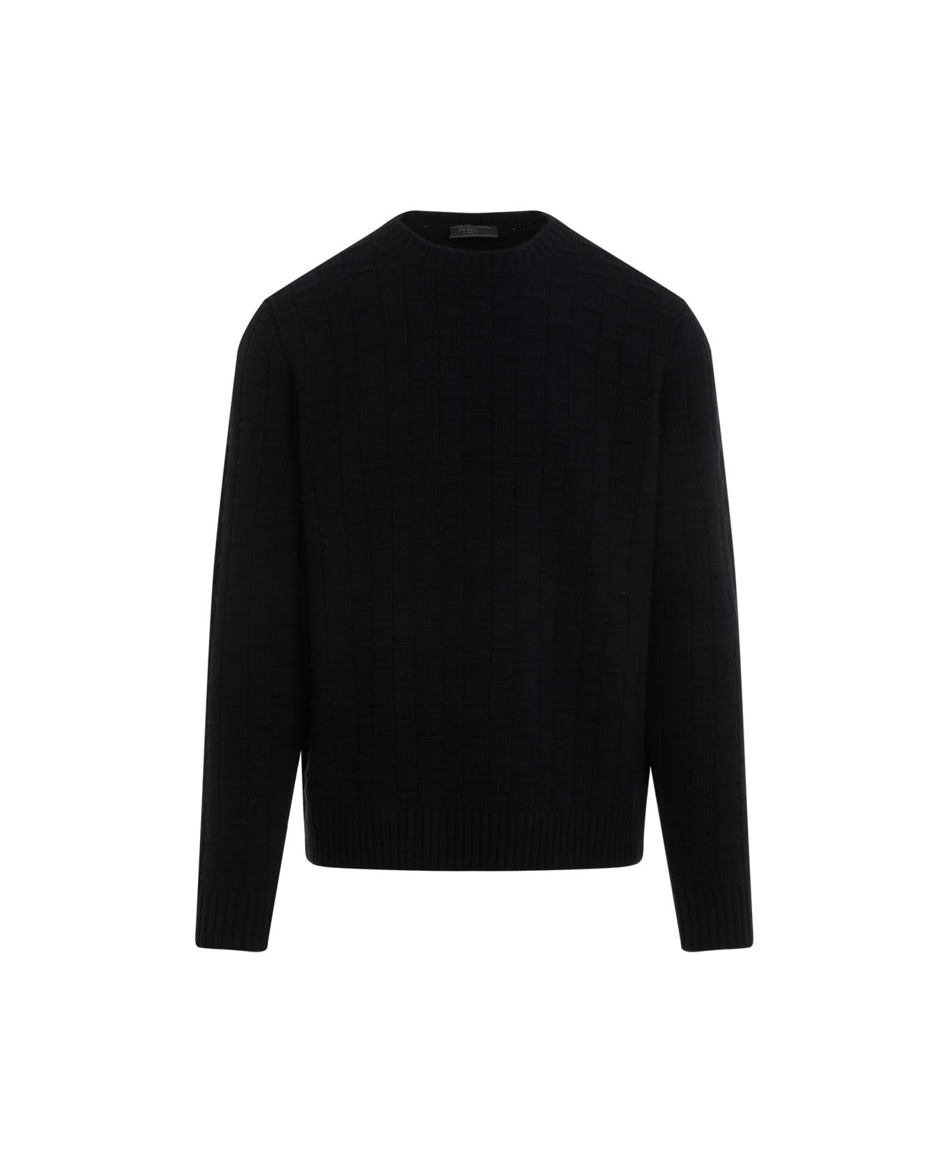 Midnight Blue Wool Blend Sweater - 2