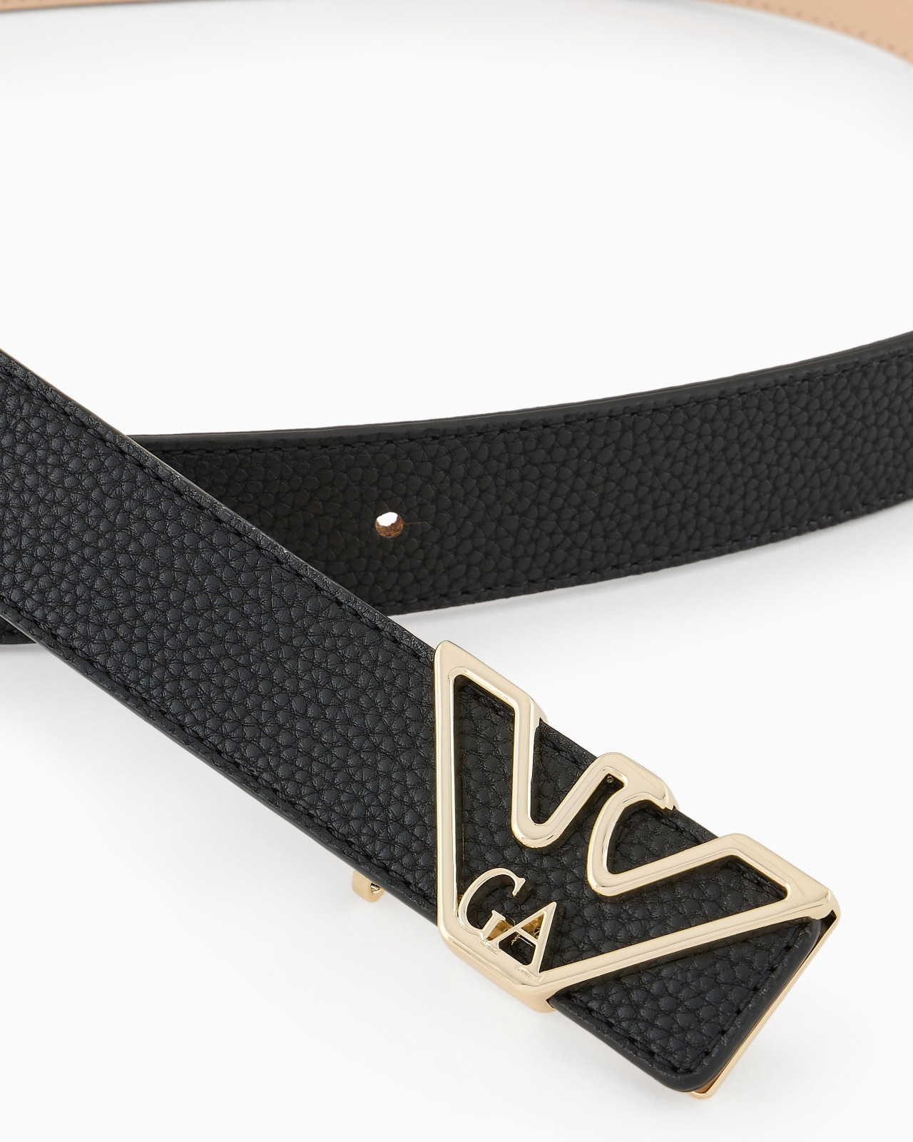 Belt with deer-print eagle plate - 2