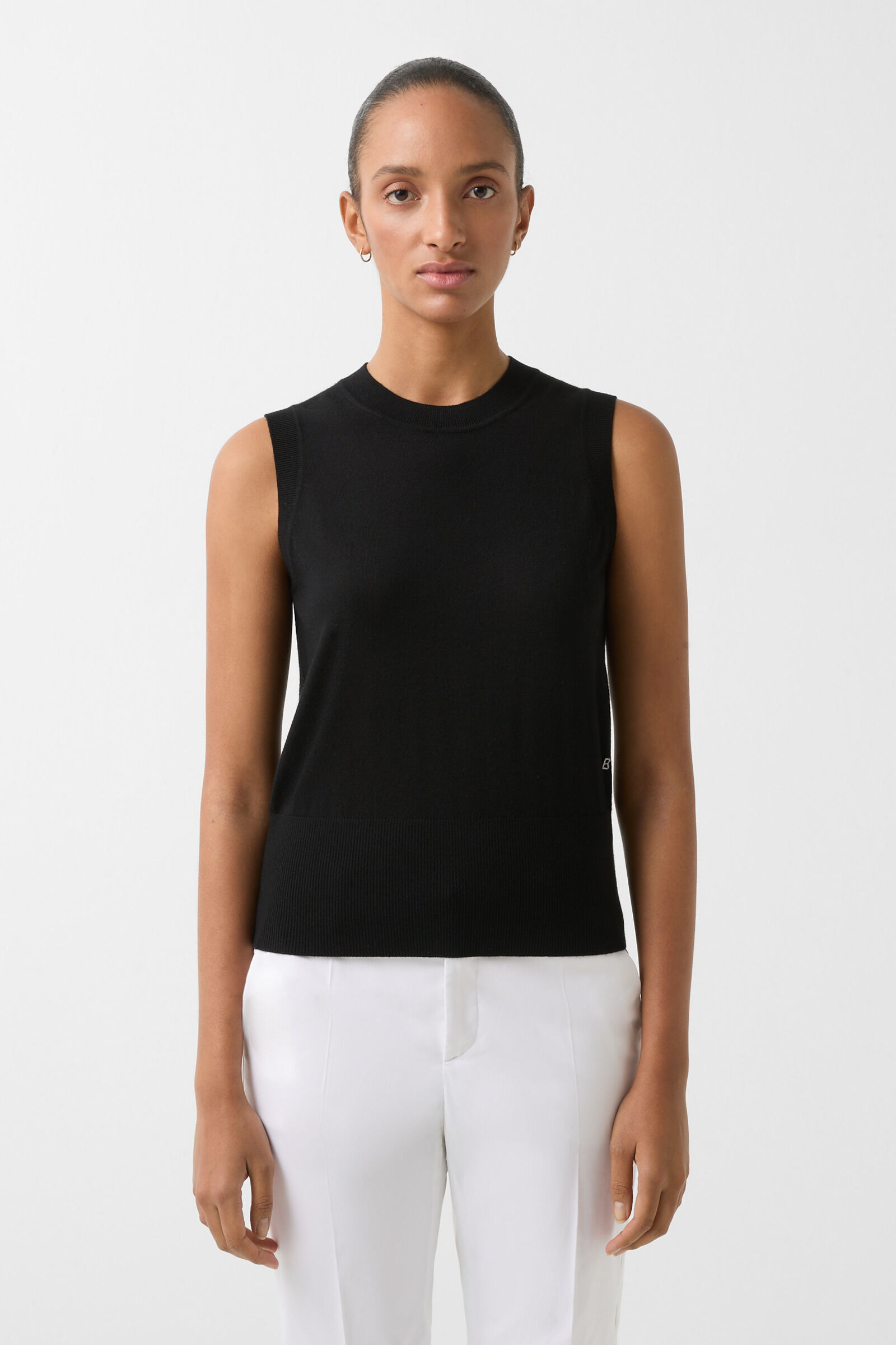 Knitted top Isola in Black - 2