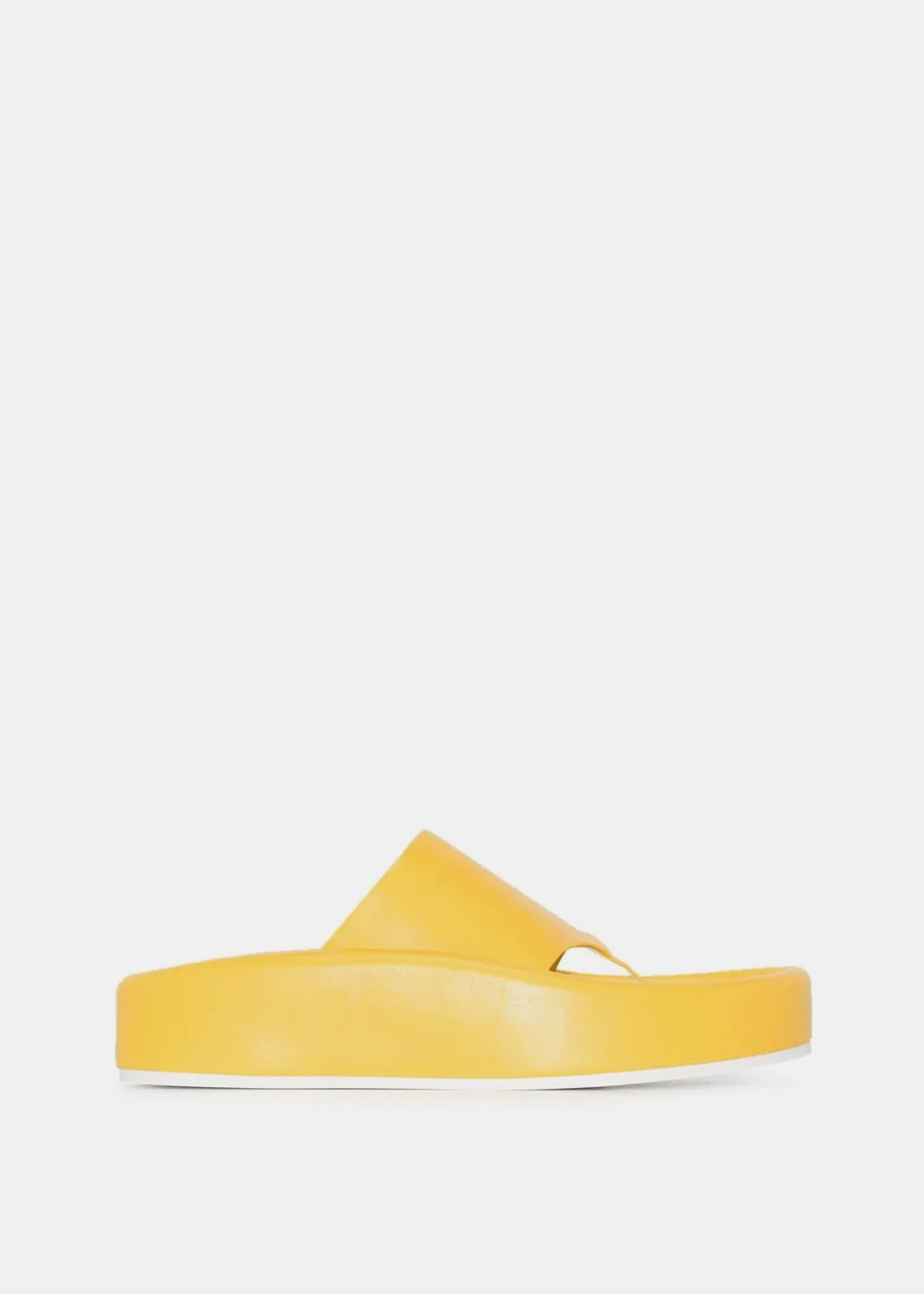 Yellow Wedge Sandals - 1