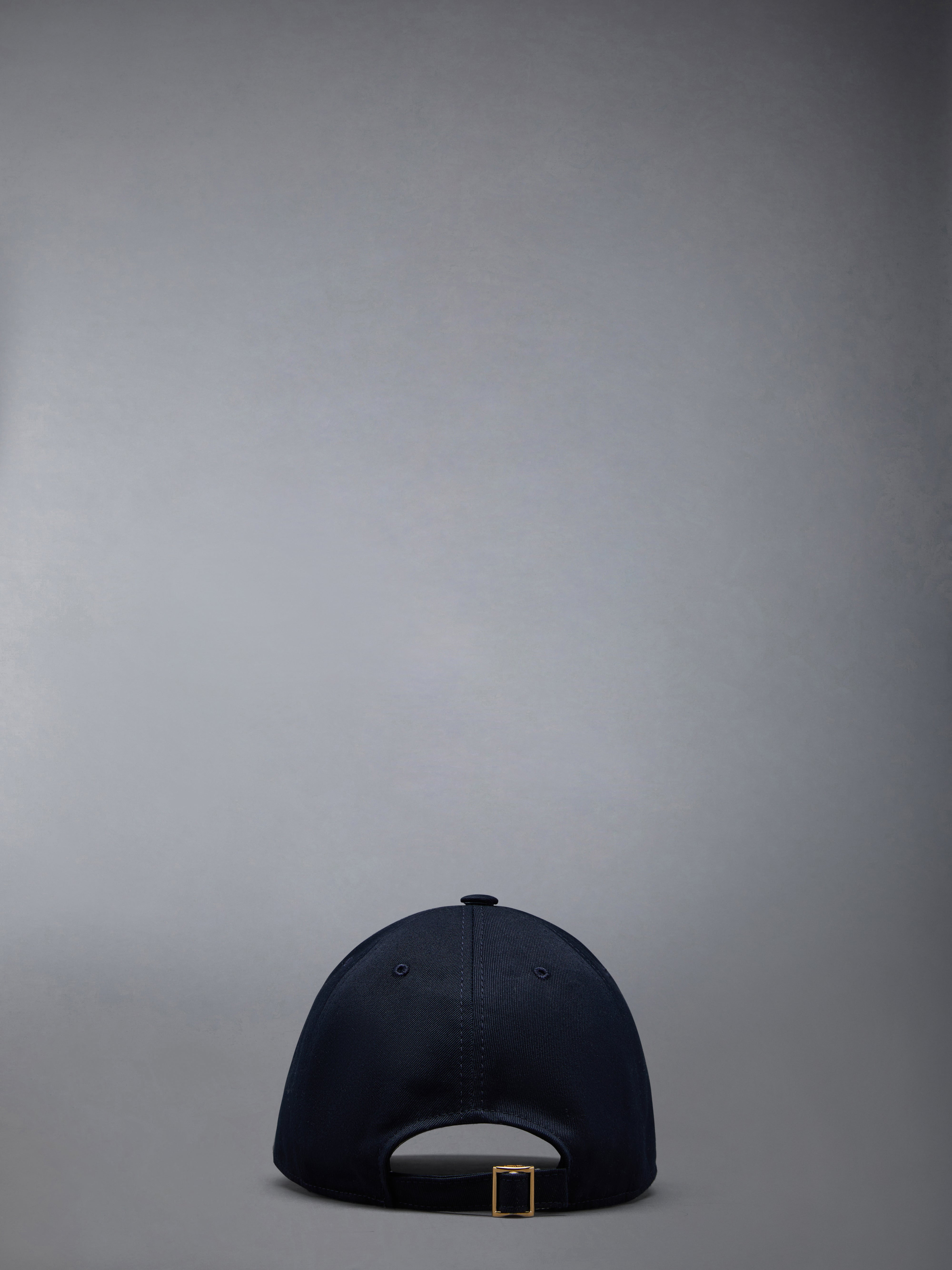 Navy Cotton Twill Baseball Cap - 3