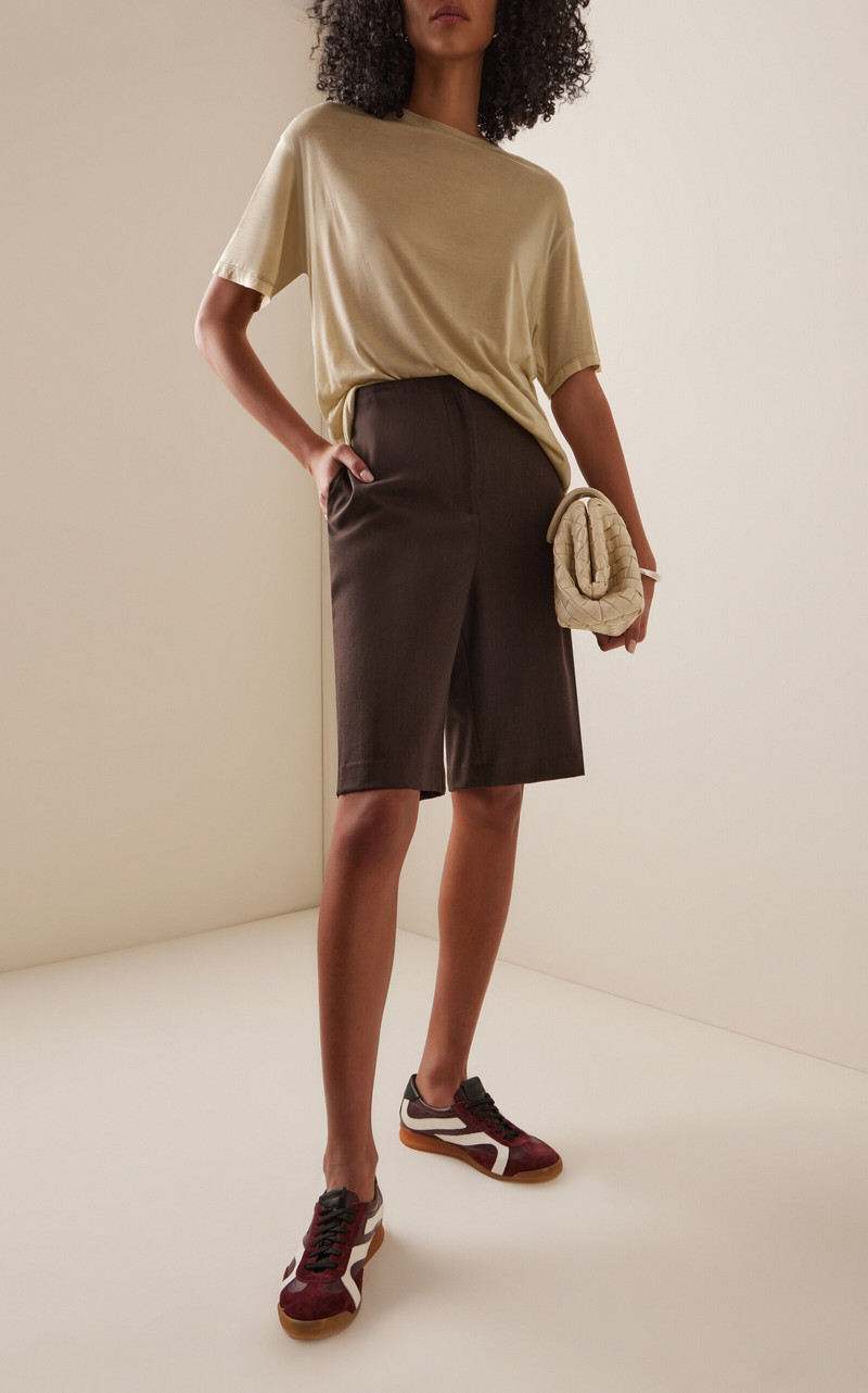 The Frankie Shop Slevan Oversized Sheer T-Shirt ivory outlook