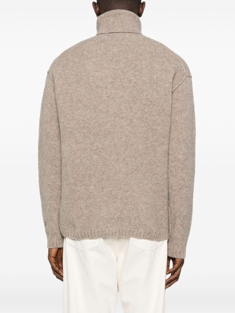 logo-embroidered jumper 4