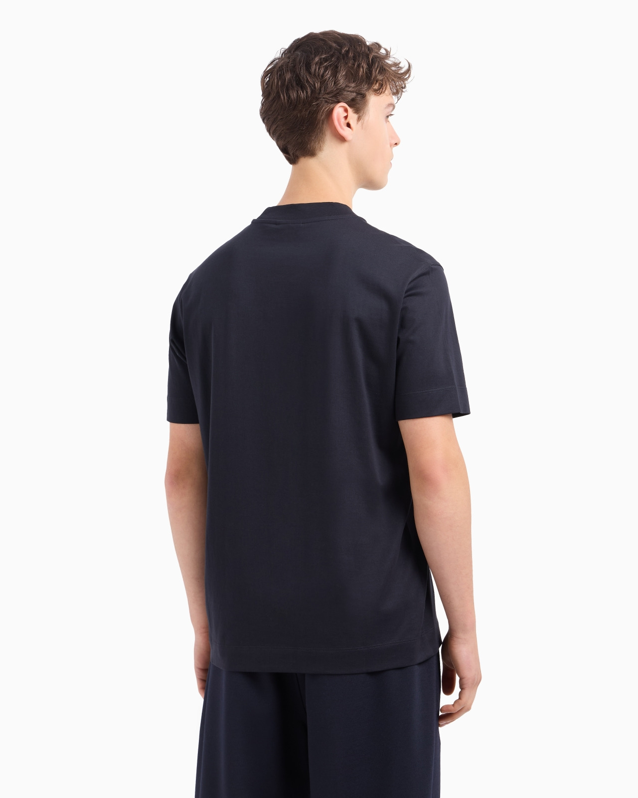 Pima-jersey T-shirt with ASV domed logo - 3