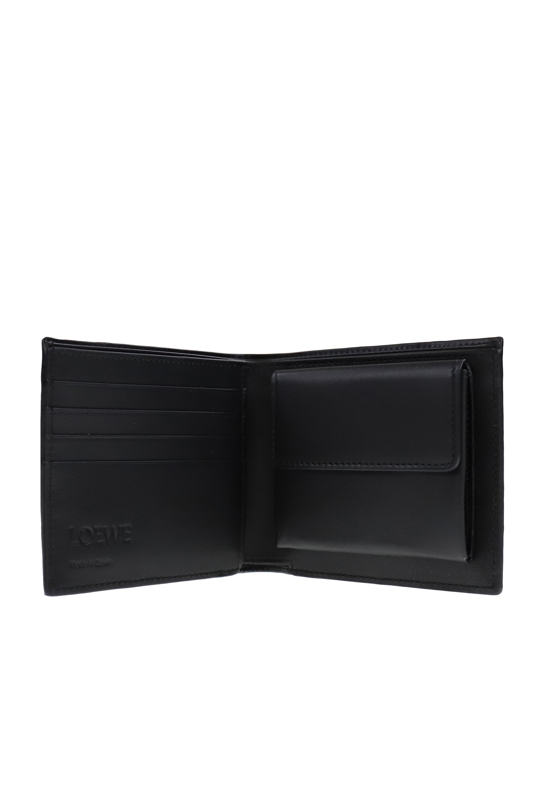 PUZZLE EDGE BIFOLD COIN WALLET / BLK - 3