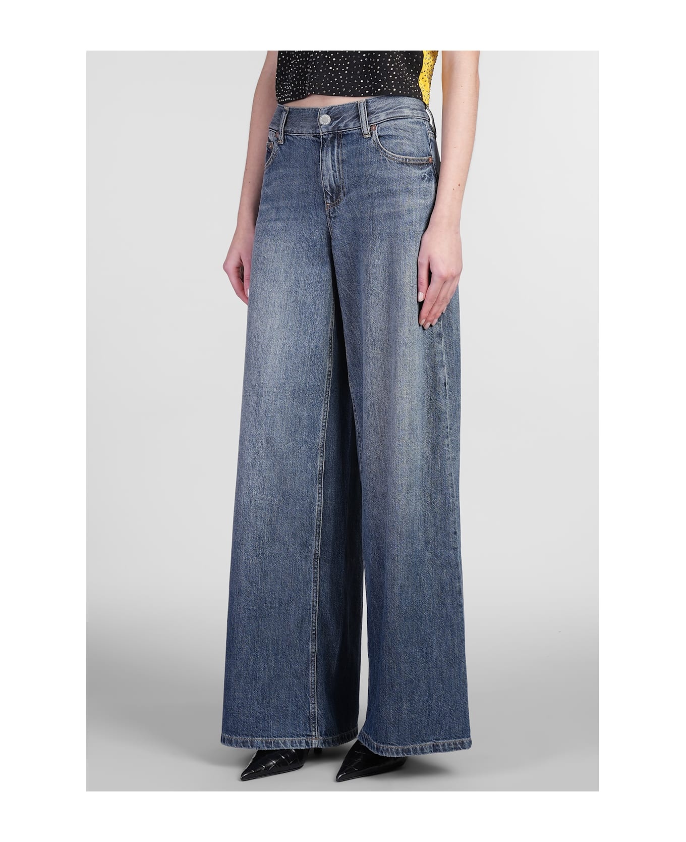 Branson Jeans In Blue Cotton - 4
