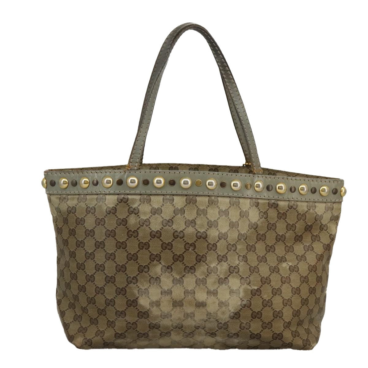 GUCCI GG Crystal Tote Bag Beige Gold - 3